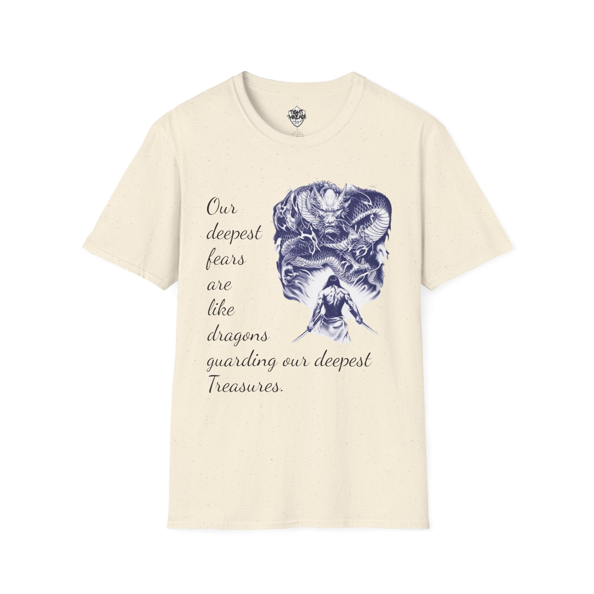 Unisex T-Shirt, Inner Alchemy, Dragon Quote Tee, Graphic Tee, Spiritual Shirt, Inspirational Clothing