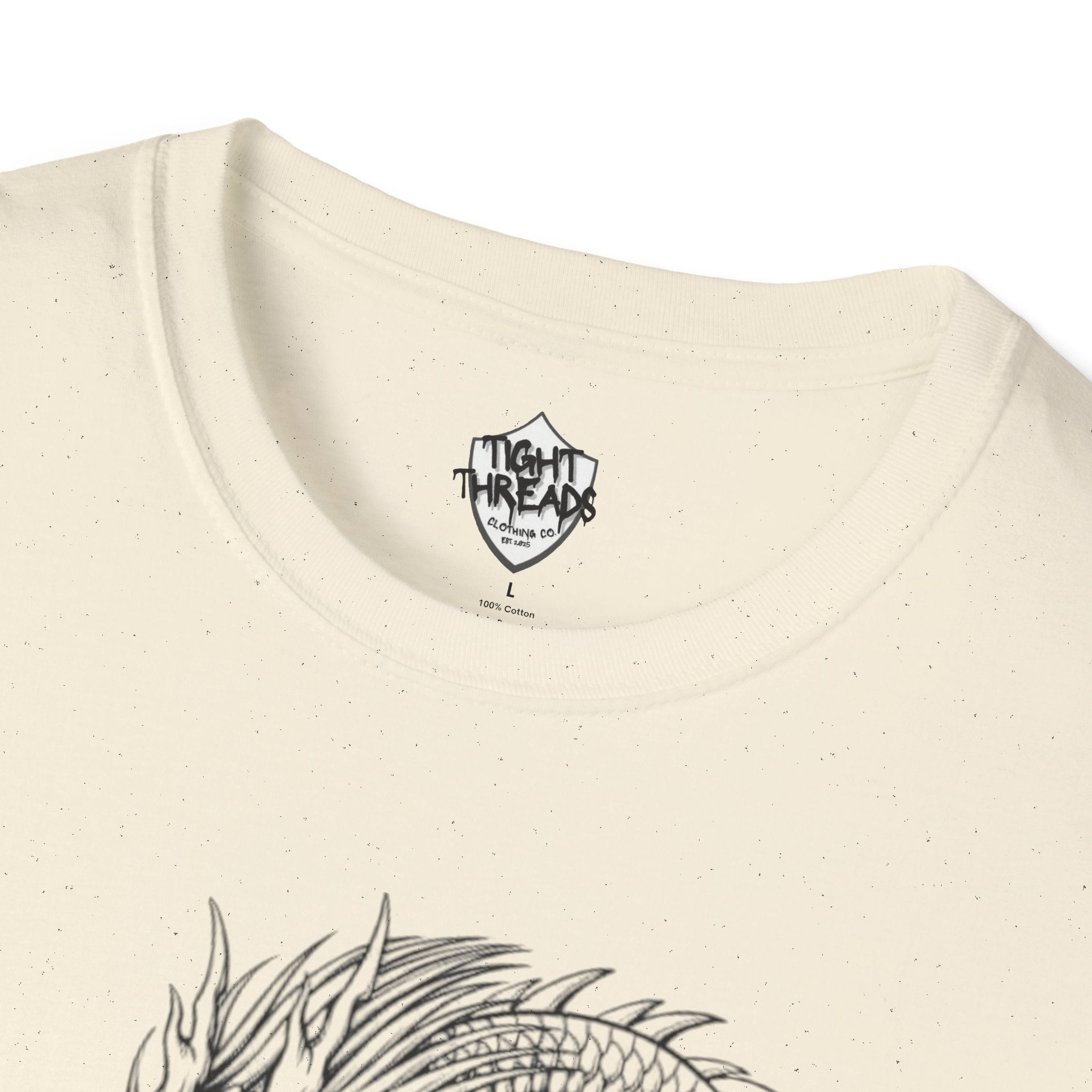 Dragon Oni Graphic Unisex Softstyle T-Shirt, Casual Wear, Gift for Him/Her, Festival Outfit, Anime Lover Tee, Unique Art Shirt