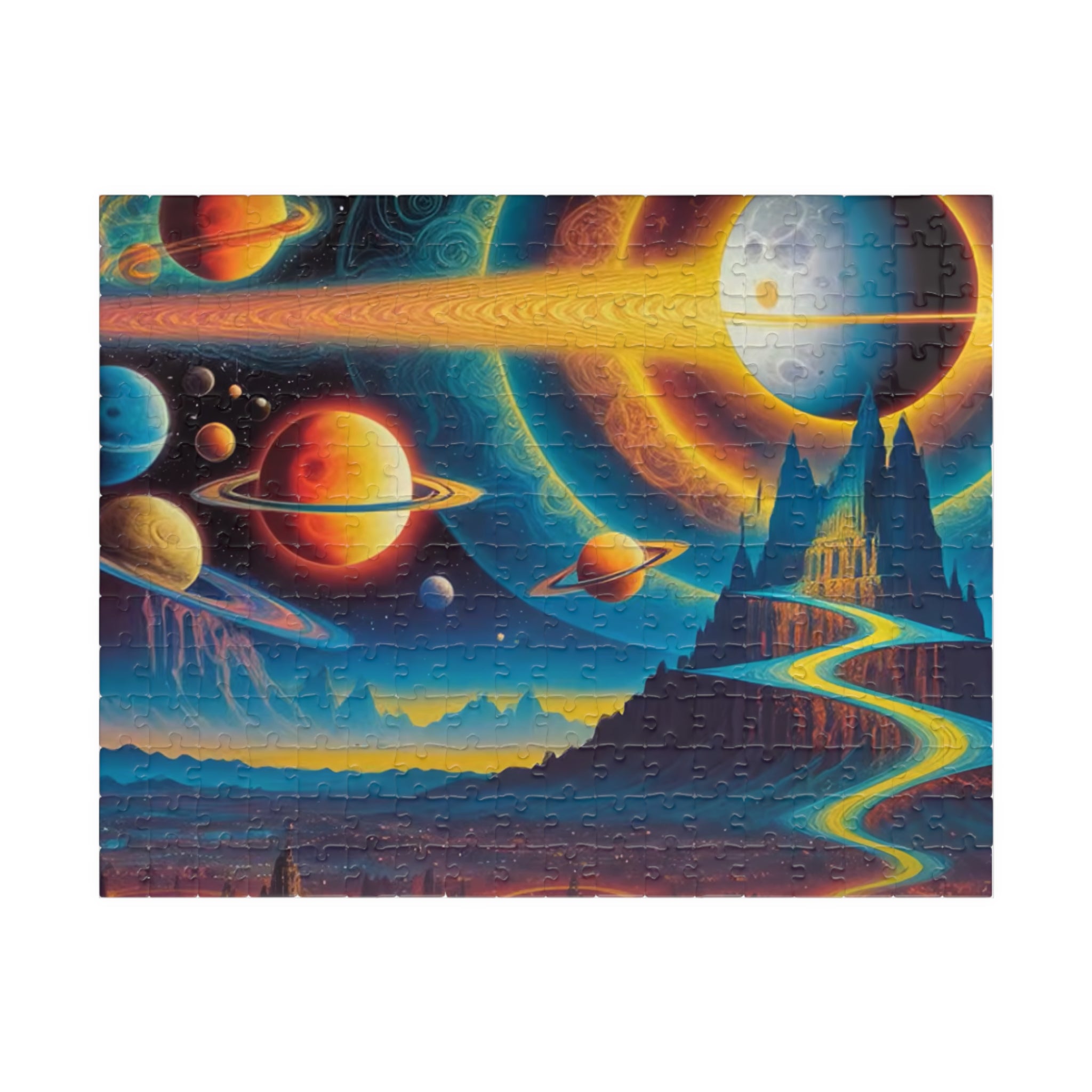 Cosmic Planetary Landscape Puzzle | Jigsaw Puzzle