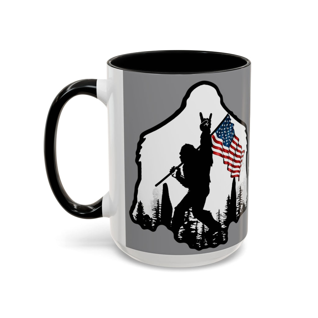 Gone Squatchin Patriotic Bigfoot Mug | Accent Coffee Mug