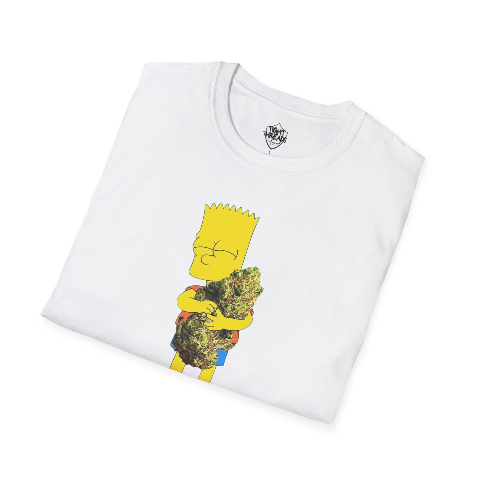 Bart Simpson and his Bud Graphic Tee, Casual Unisex T-Shirt for Everyday Wear, Perfect Gift for Fans, Outdoor Fun, Summer Style