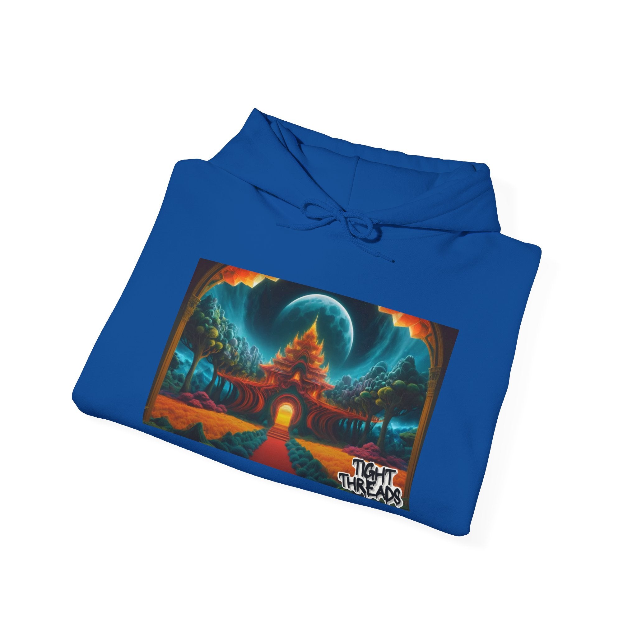 Vibrant Spiritual Art Hoodie, Cozy Sweatshirt for Meditation Lovers, Unisex Gift for Celebrations, Ideal for Chill Days, Unique Artwork