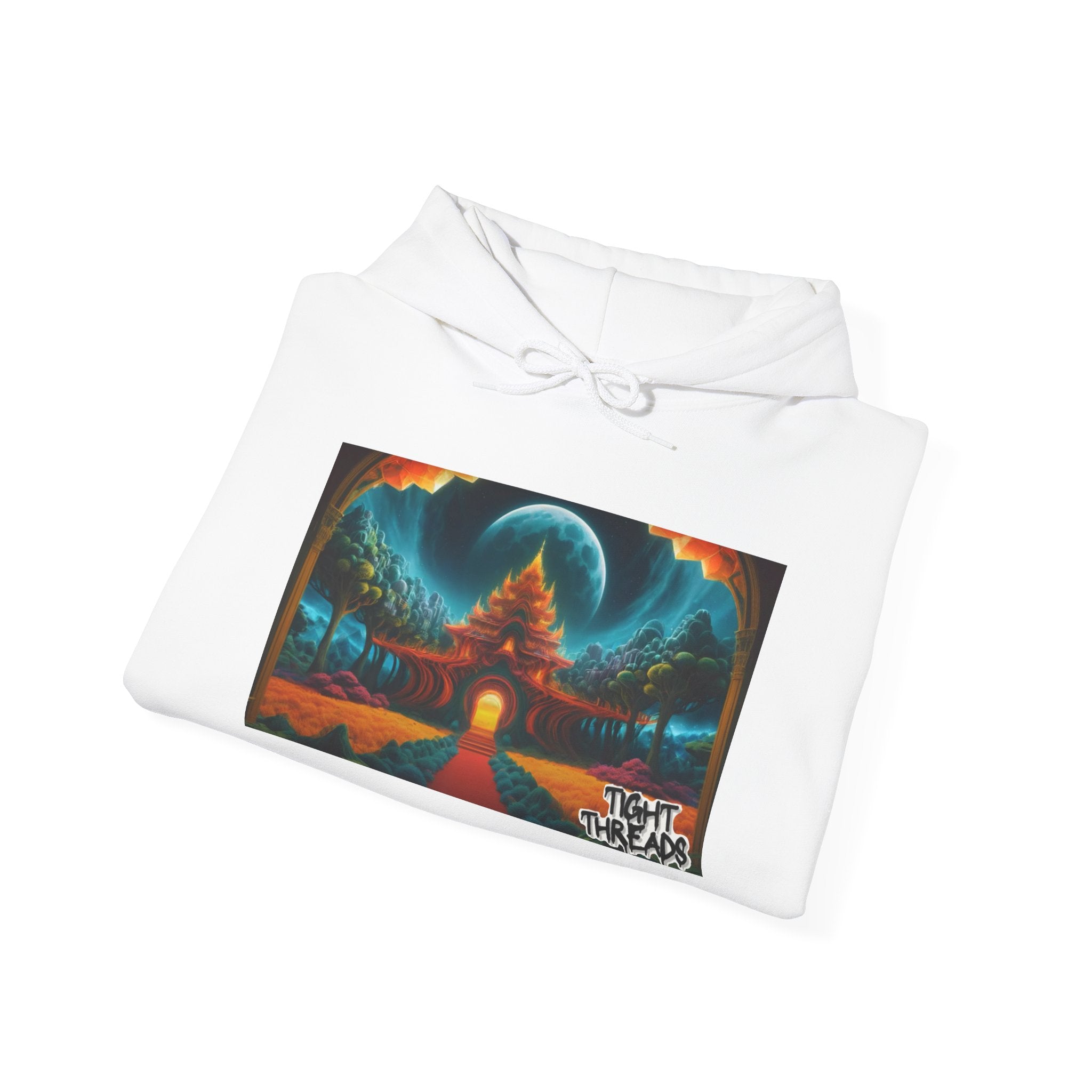 Vibrant Spiritual Art Hoodie, Cozy Sweatshirt for Meditation Lovers, Unisex Gift for Celebrations, Ideal for Chill Days, Unique Artwork