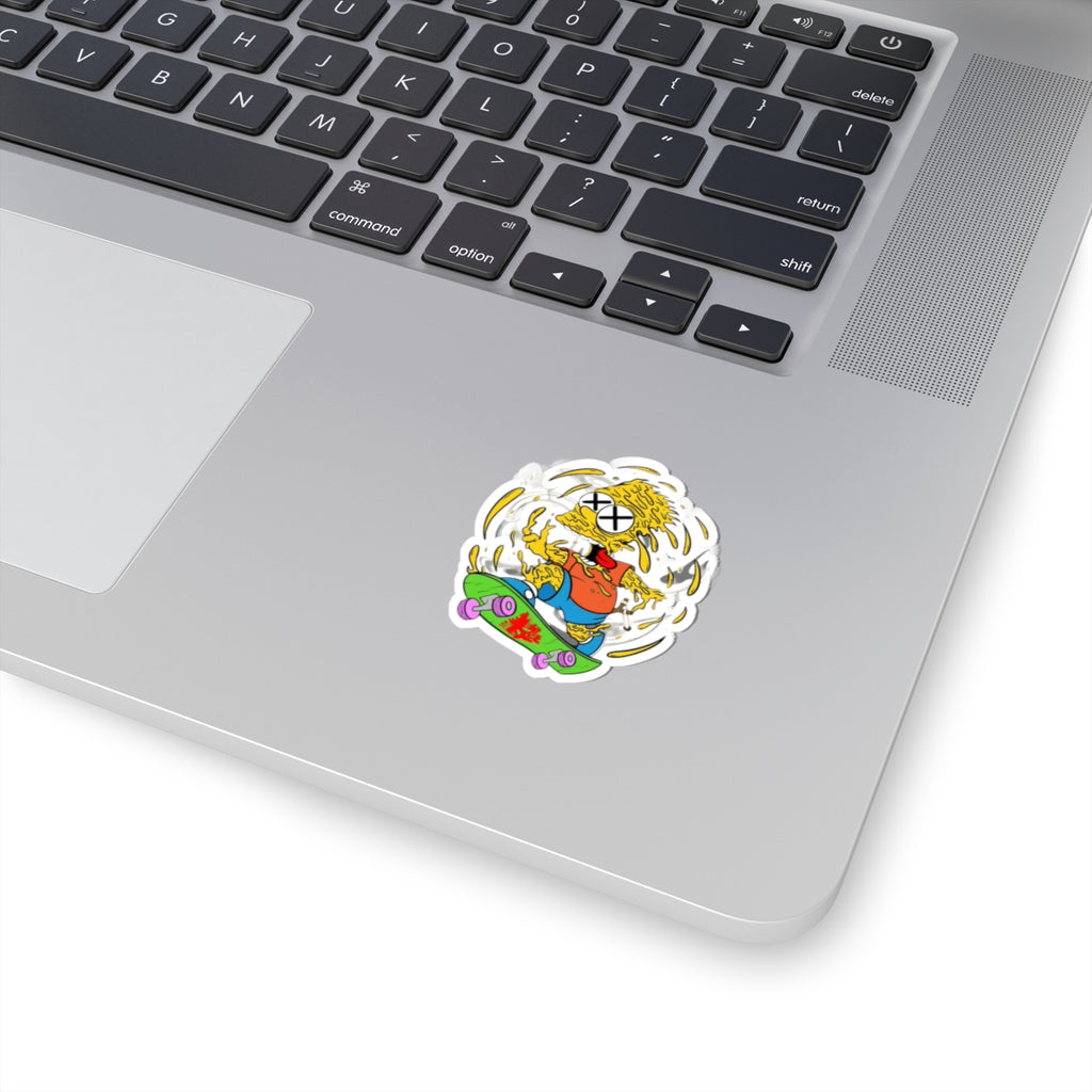 Mind Melting Bart Simpson Skateboard Sticker | Kiss-Cut Skateboard Sticker