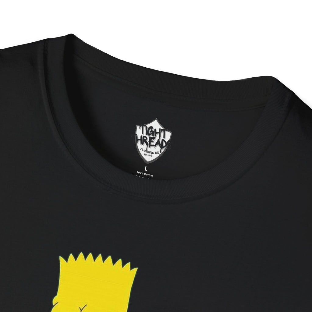Bart Simpson and his Bud Graphic Tee, Casual Unisex T-Shirt for Everyday Wear, Perfect Gift for Fans, Outdoor Fun, Summer Style