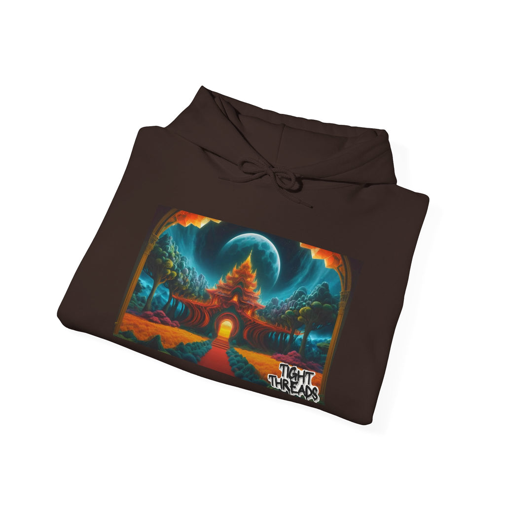 Vibrant Spiritual Art Hoodie, Cozy Sweatshirt for Meditation Lovers, Unisex Gift for Celebrations, Ideal for Chill Days, Unique Artwork