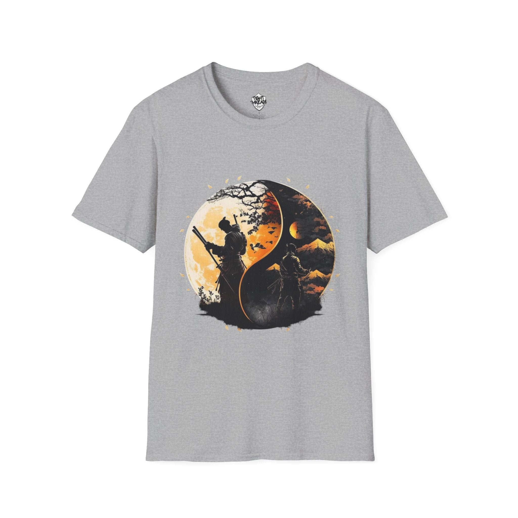 Sunset Warrior Unisex T-Shirt, Softstyle Tee, Graphic Tee, Casual Wear, Gift for Him/Her, Summer Fashion, Festival Top