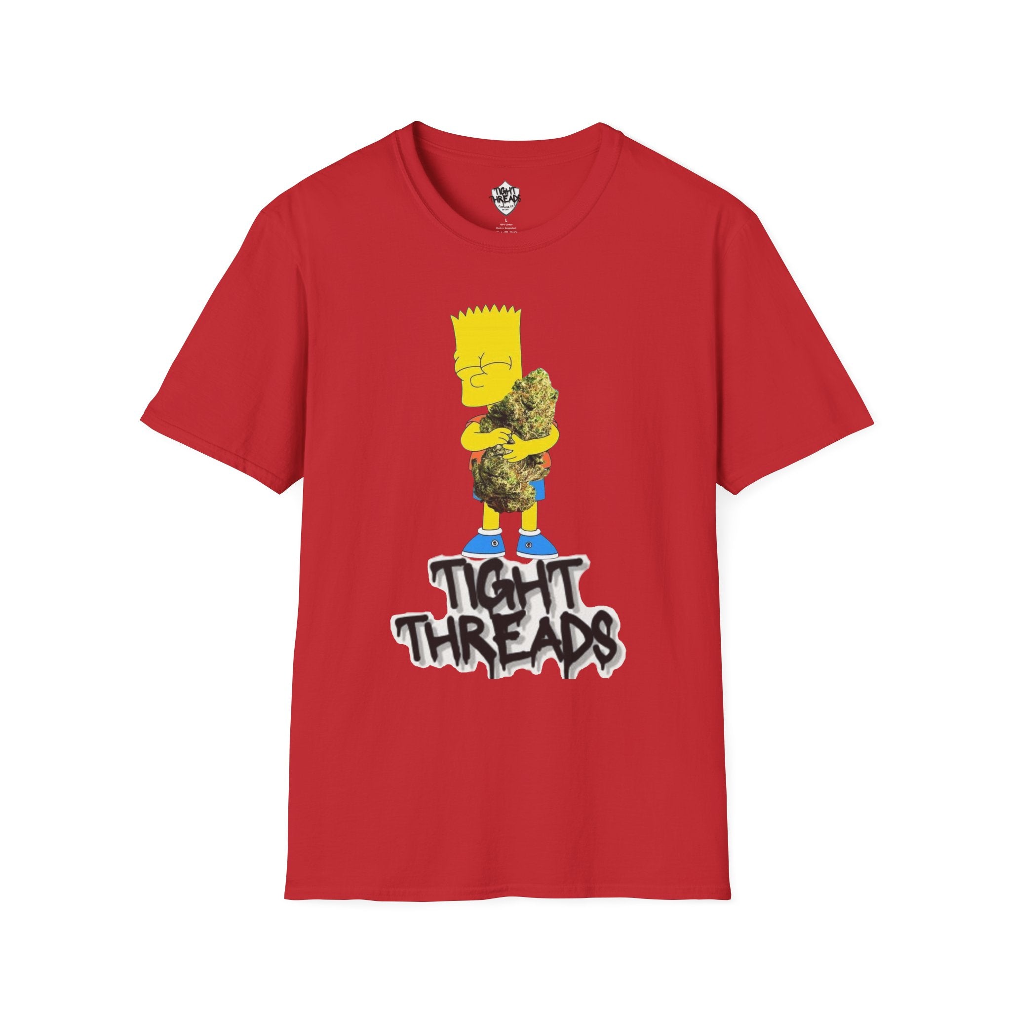 Bart Simpson and his Bud Graphic Tee, Casual Unisex T-Shirt for Everyday Wear, Perfect Gift for Fans, Outdoor Fun, Summer Style