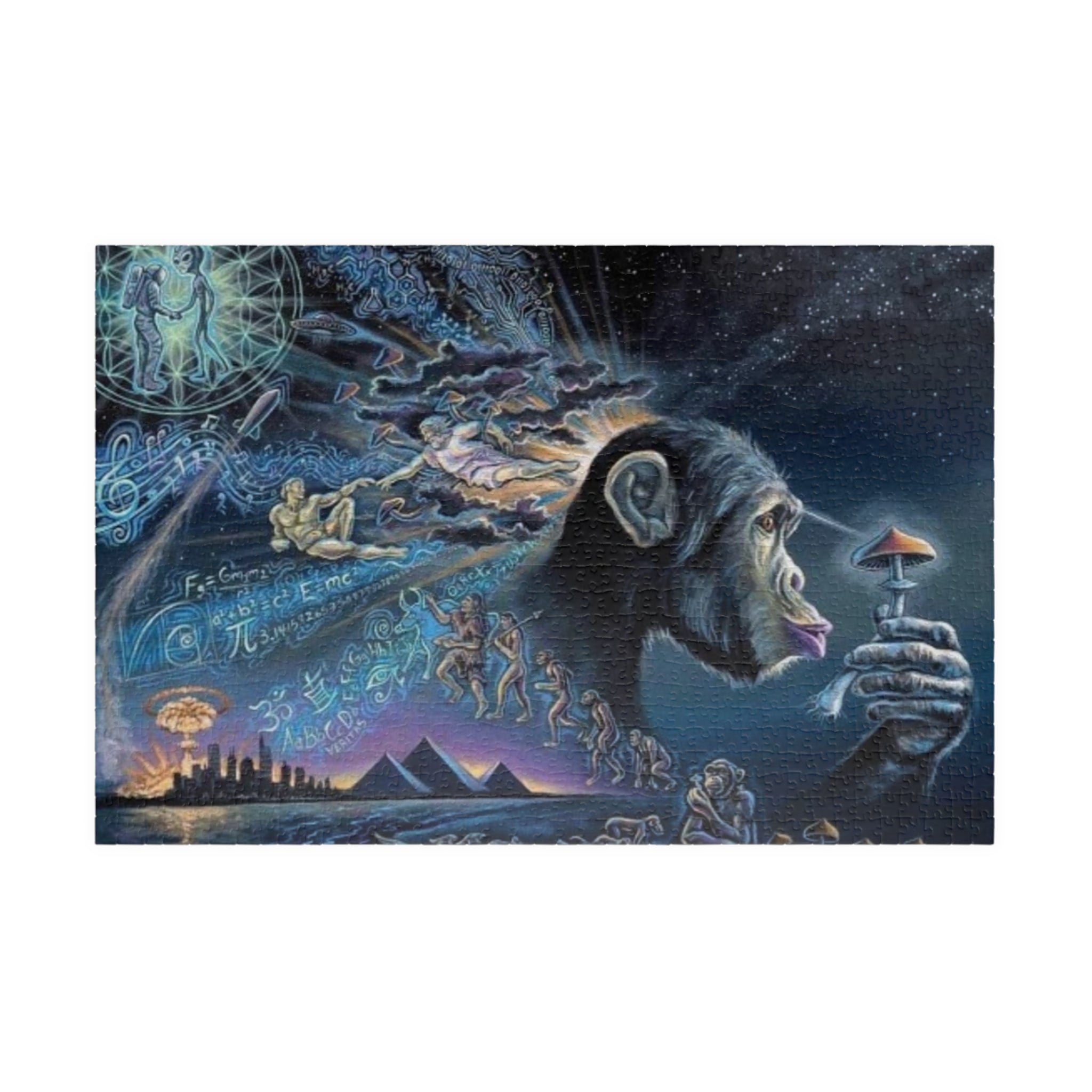 Surreal Chimp with Cocktail Puzzle | 520-1014 Piece Jigsaw