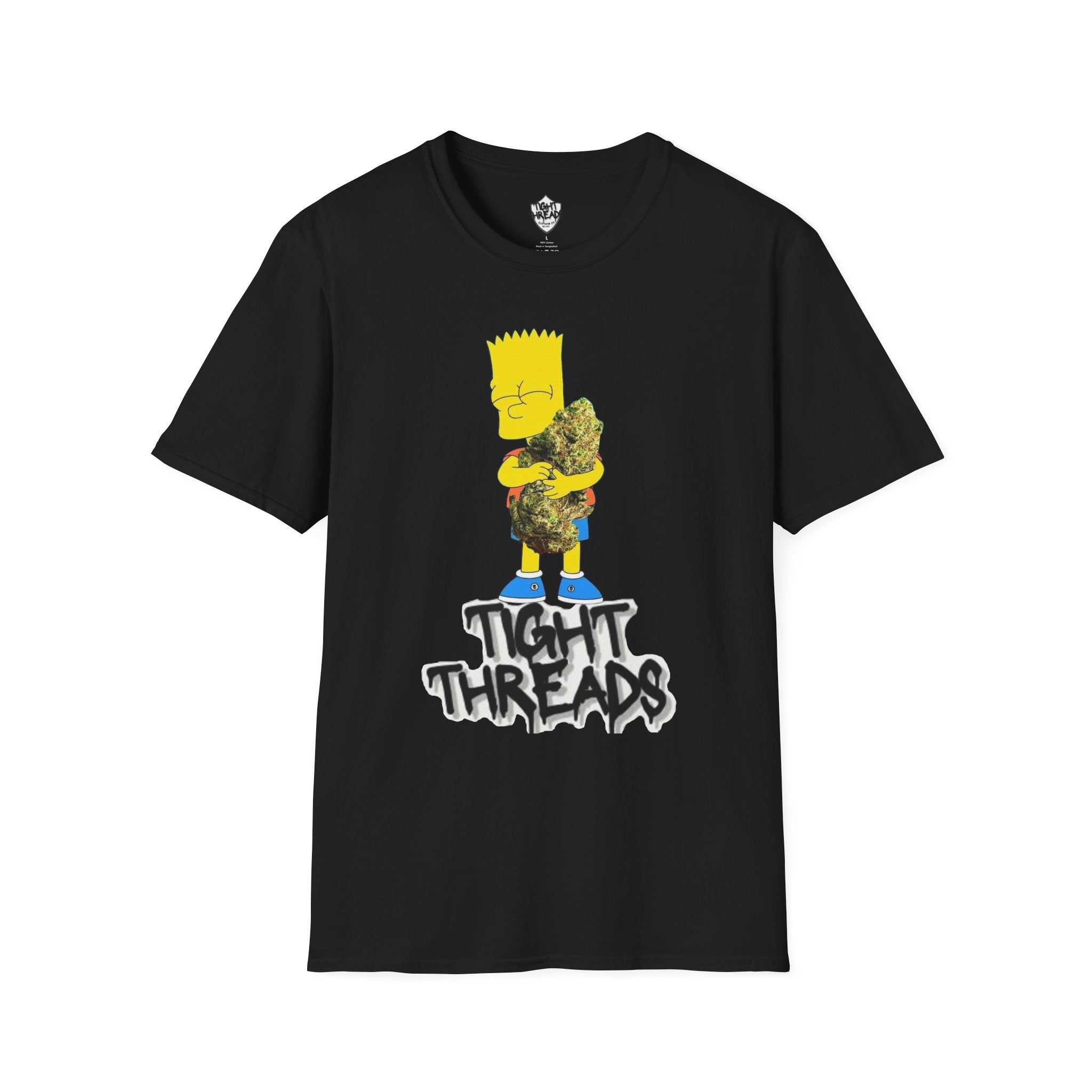Bart Simpson and his Bud Graphic Tee, Casual Unisex T-Shirt for Everyday Wear, Perfect Gift for Fans, Outdoor Fun, Summer Style