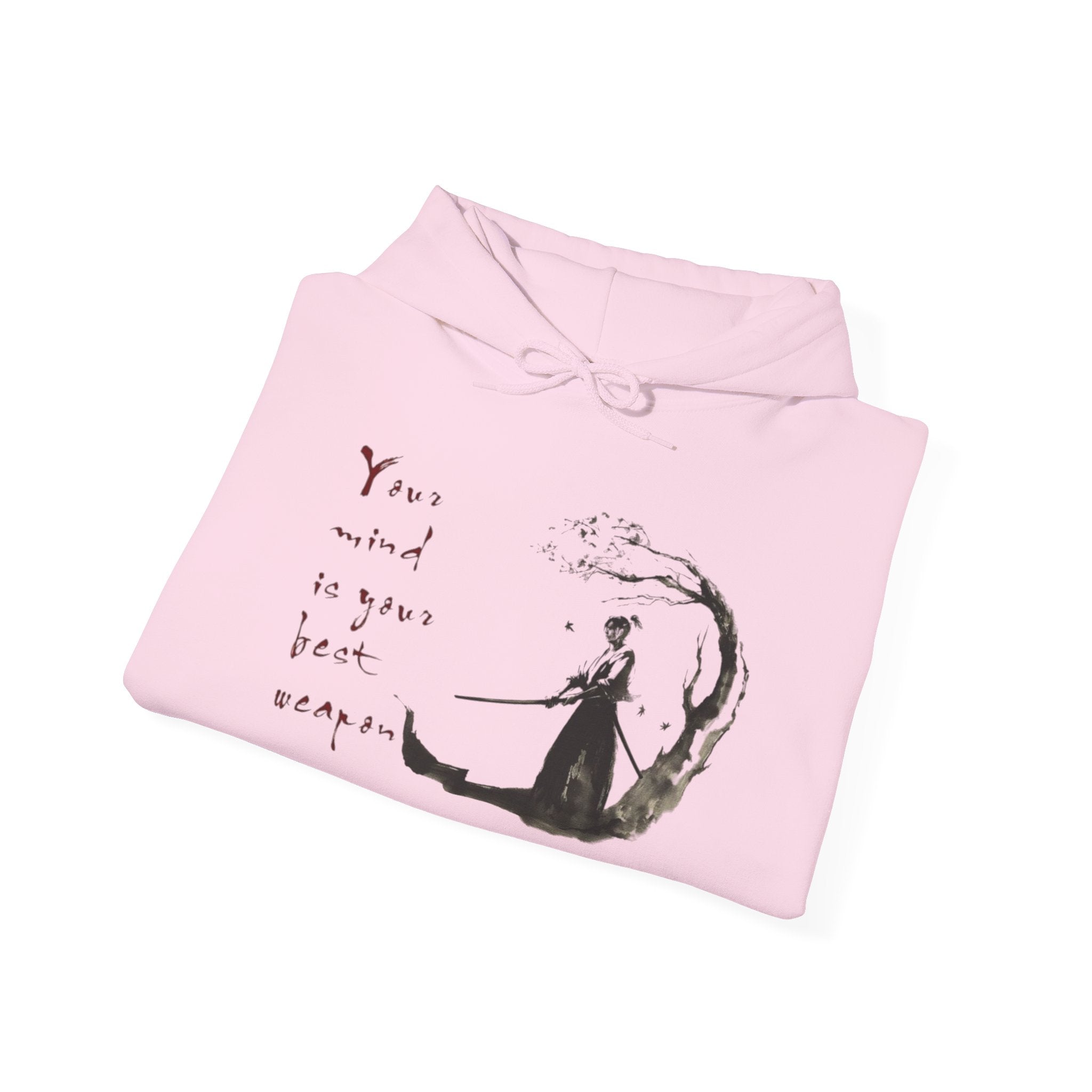 Dreamy Unisex Hoodie: 'Your Mind is Your Best Weapon', Cozy Layer for Relaxation, Perfect for Gifts, All Seasons, Adorned with Art, Unisex