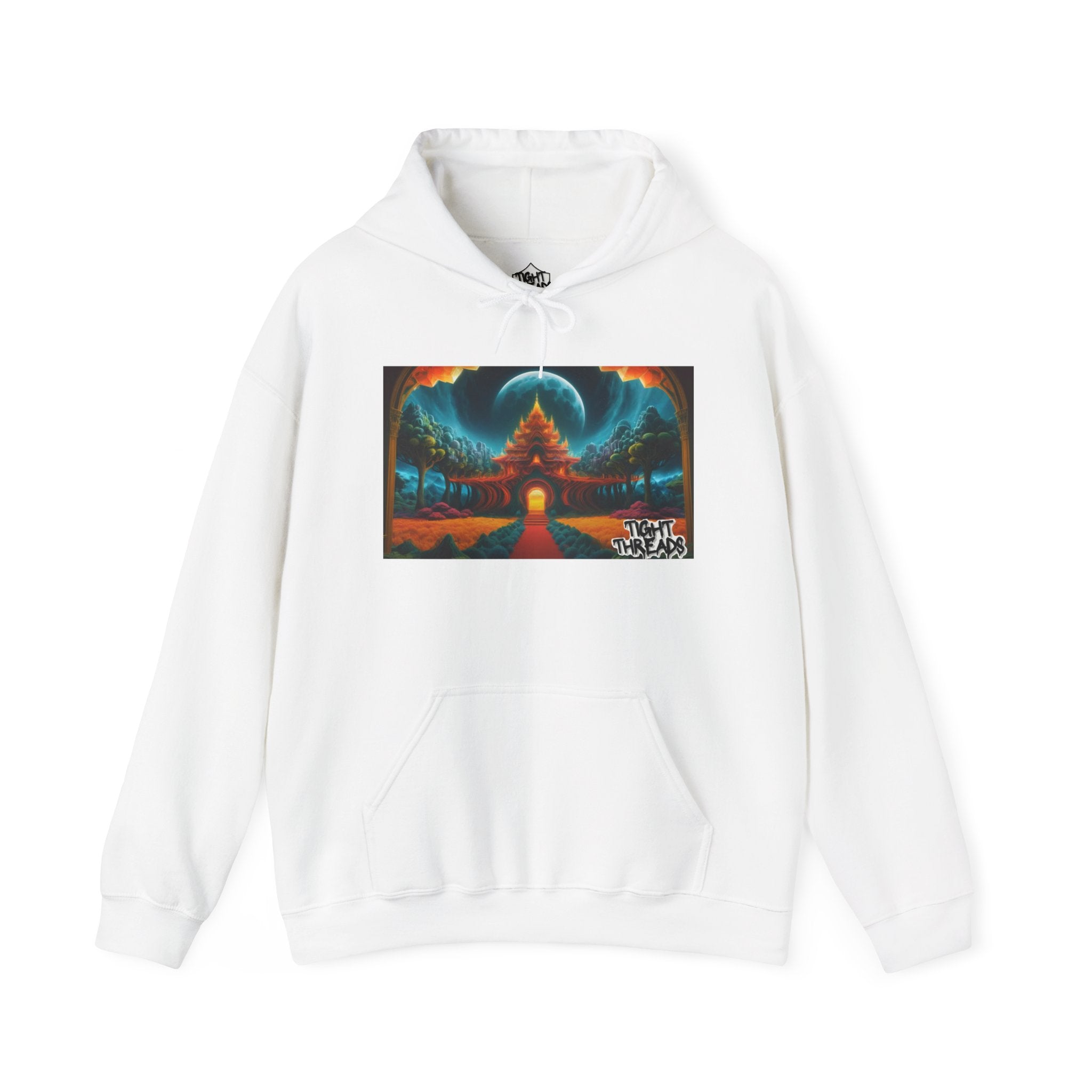 Vibrant Spiritual Art Hoodie, Cozy Sweatshirt for Meditation Lovers, Unisex Gift for Celebrations, Ideal for Chill Days, Unique Artwork