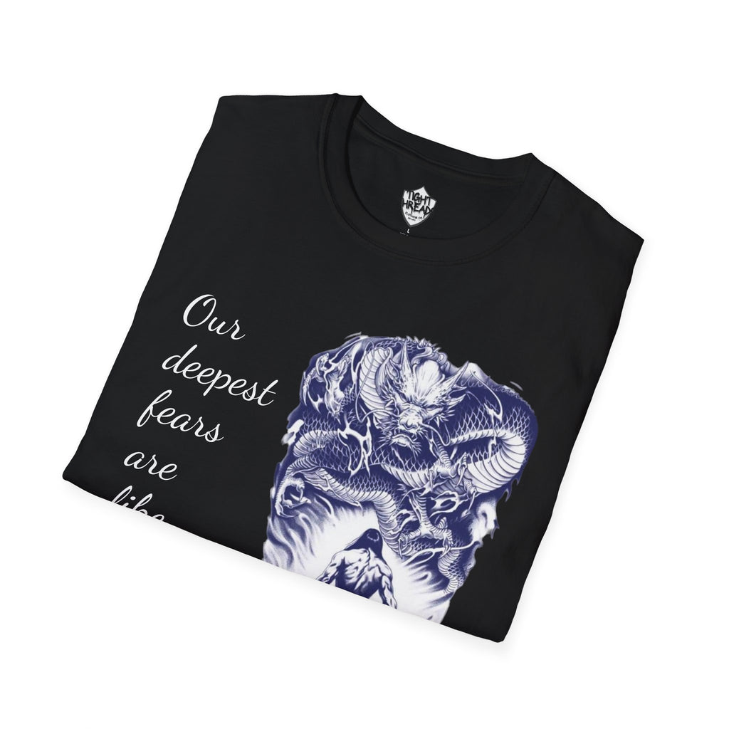 Unisex T-Shirt, Inner Alchemy, Dragon Quote Tee, Graphic Tee, Spiritual Shirt, Inspirational Clothing