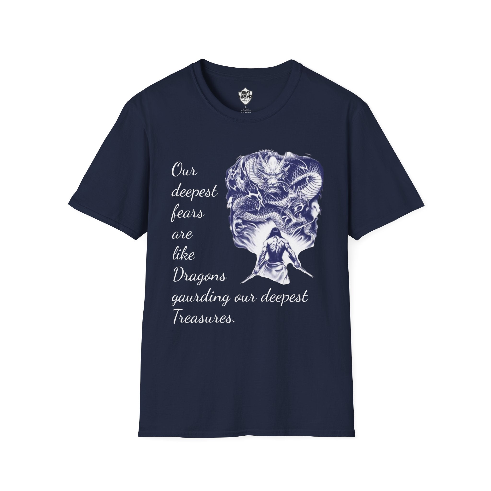 Unisex T-Shirt, Inner Alchemy, Dragon Quote Tee, Graphic Tee, Spiritual Shirt, Inspirational Clothing