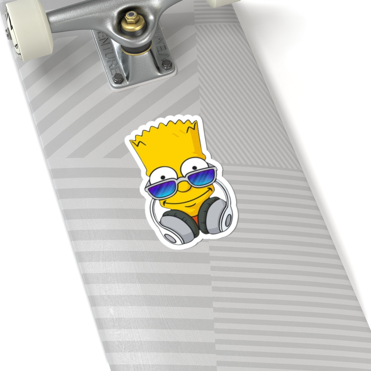 Cool Sunglasses Headphone Character Sticker | Kiss-Cut Sticker