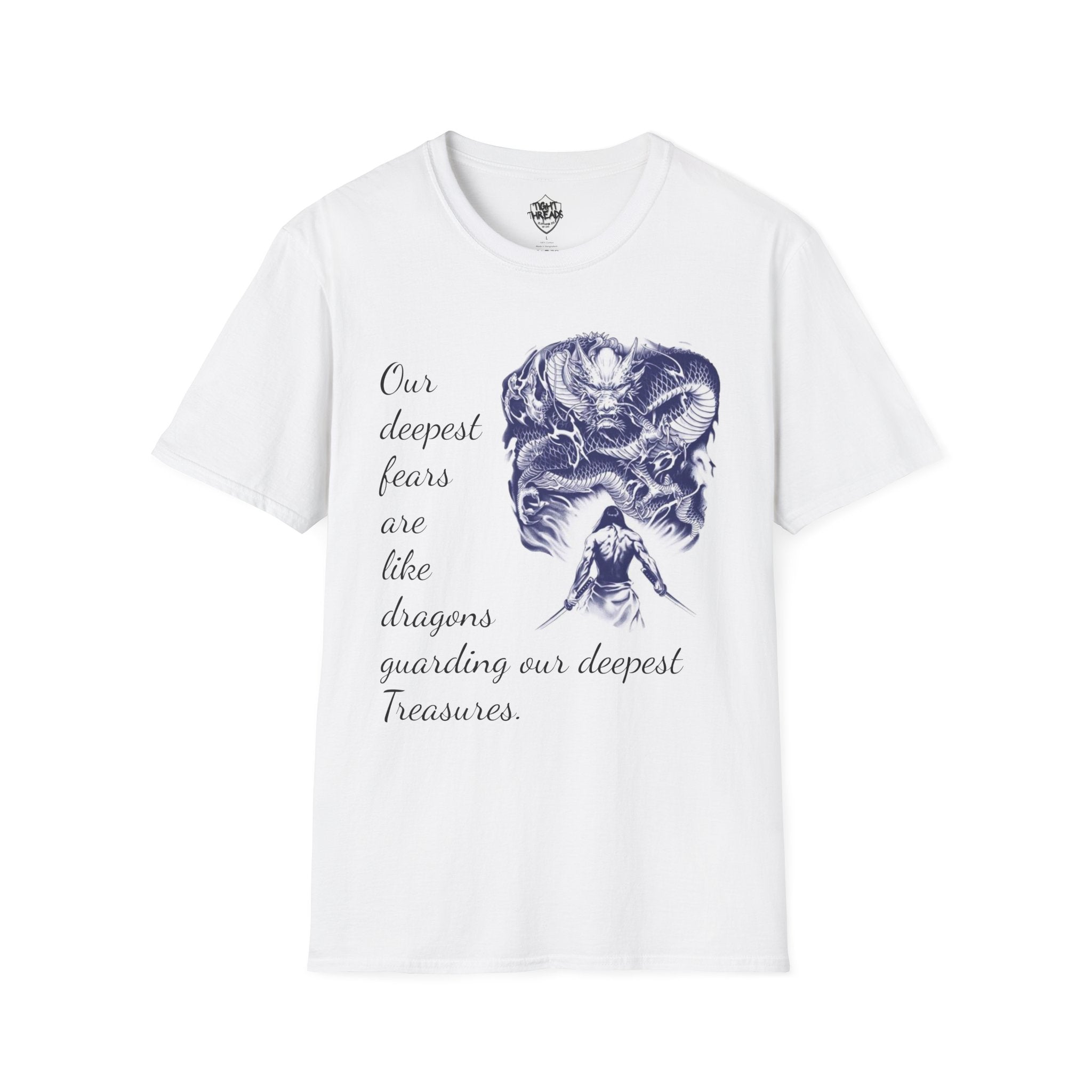 Unisex T-Shirt, Inner Alchemy, Dragon Quote Tee, Graphic Tee, Spiritual Shirt, Inspirational Clothing