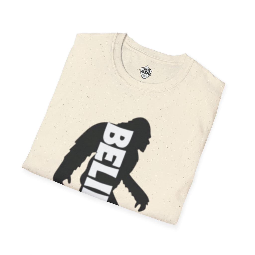 Bigfoot Believe T-Shirt | Sasquatch Silhouette Typography