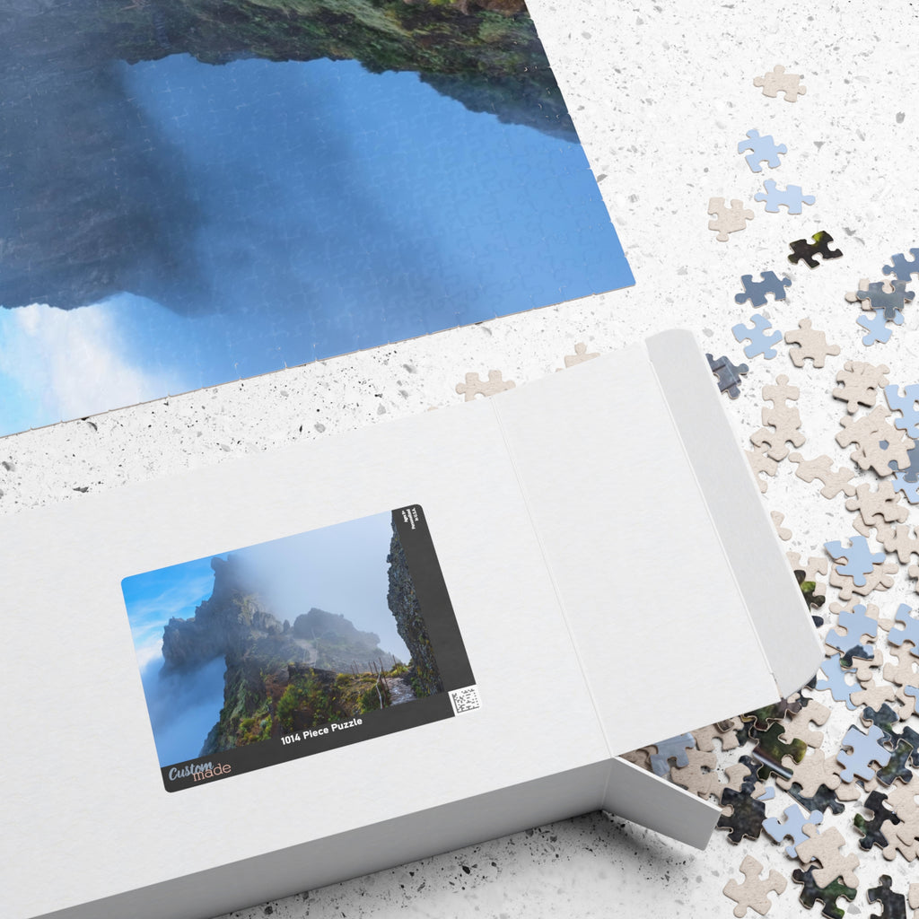 Misty Mountain Trail Puzzle | Scenic Landscape Jigsaw
