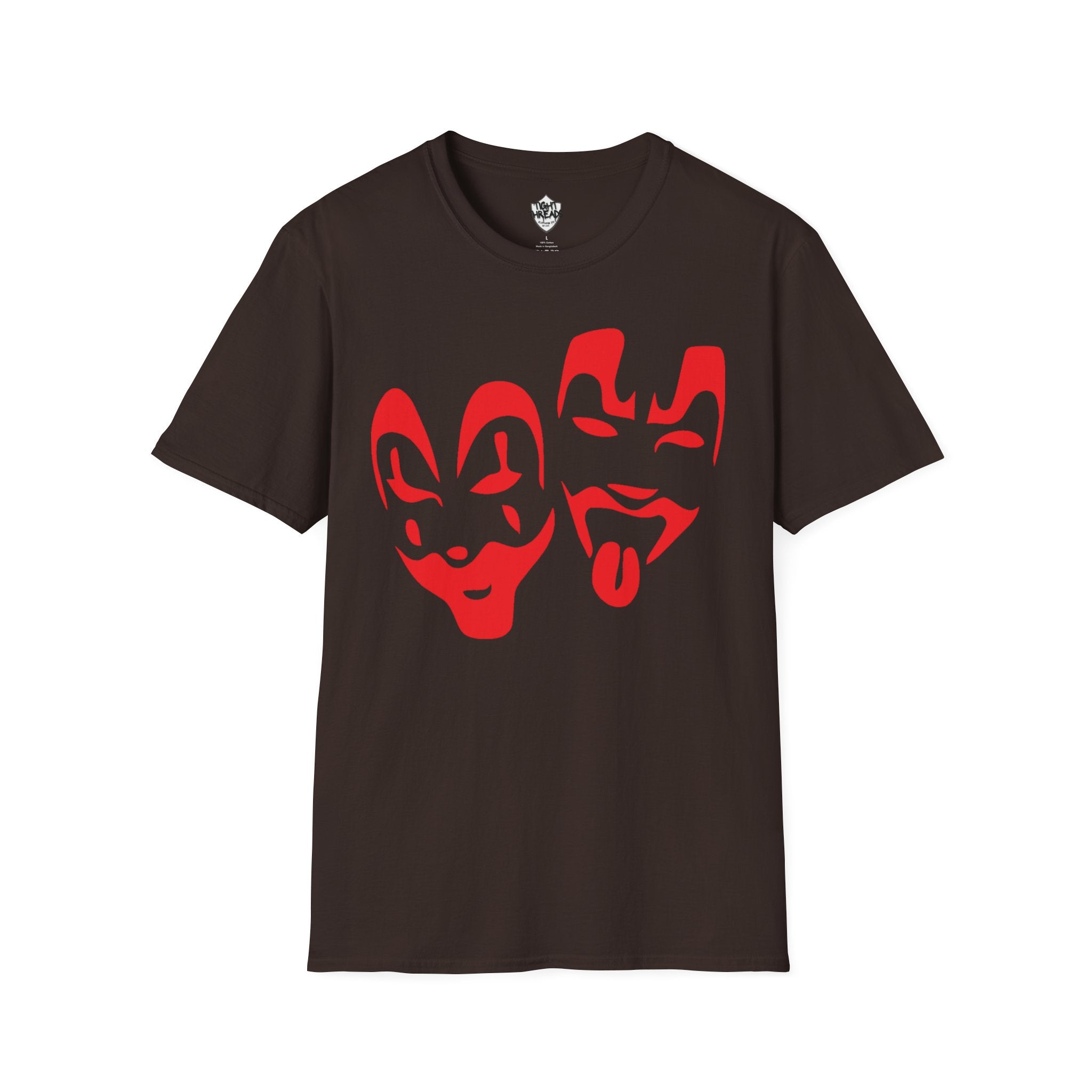 Red Juggalo Faces T-Shirt | Clown Theater Graphic