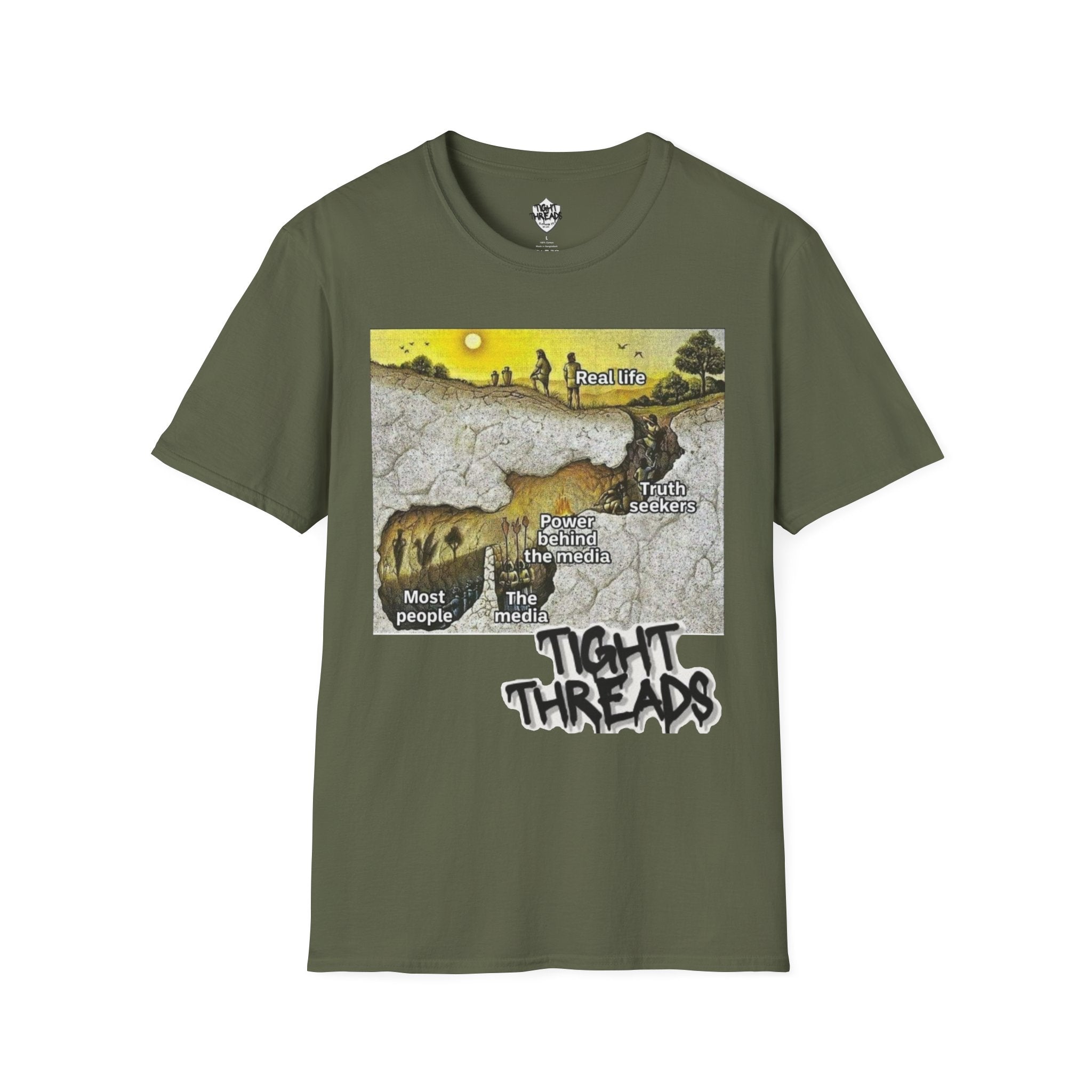 Plato's Cave T-Shirt - Comfortable, Motivational Apparel for Everyday Wear, Unique Gift Idea for Friends and Family, Positive [...]