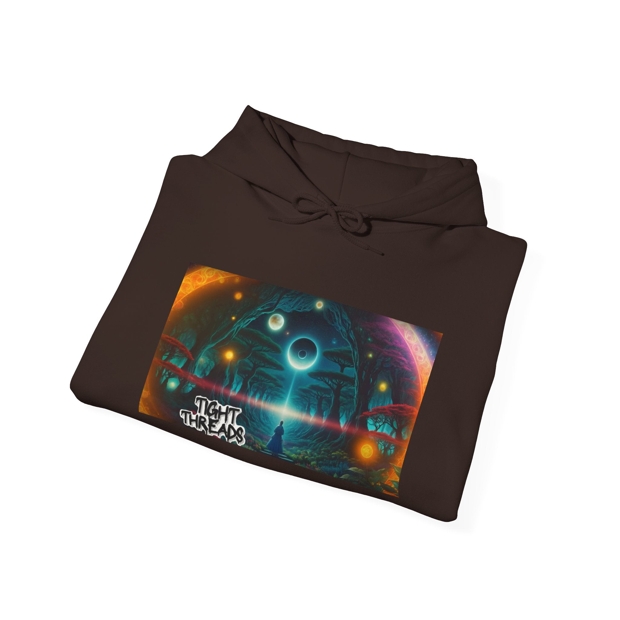 Galactic Dream Unisex Hooded Sweatshirt, Cosmic Art Hoodie, Stylish Casual Wear, Perfect for Sci-Fi Fans, Gift for Stargazers