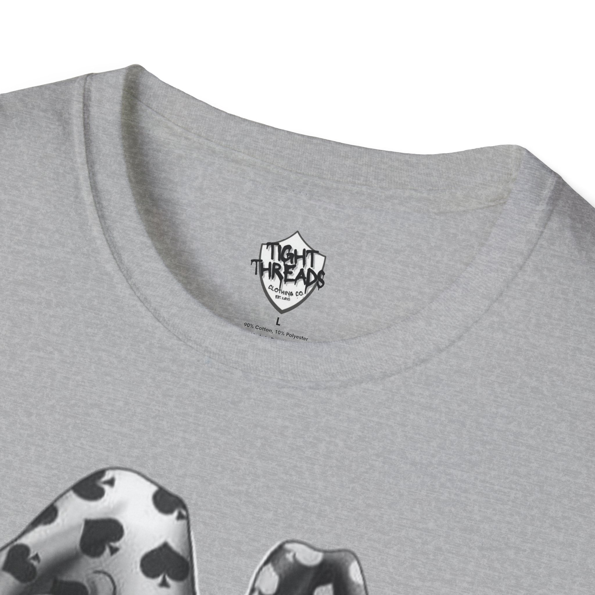 Skull Jester Tee - Unisex Softstyle T-Shirt, Halloween Costume Tee, Graphic Tee, Funny Shirt, Unique Gift for Him/Her