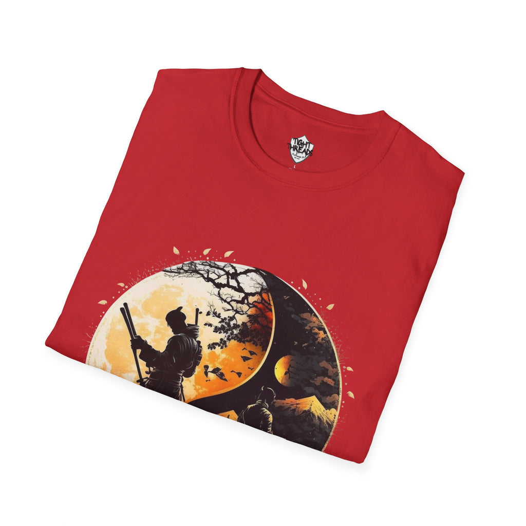 Sunset Warrior Unisex T-Shirt, Softstyle Tee, Graphic Tee, Casual Wear, Gift for Him/Her, Summer Fashion, Festival Top