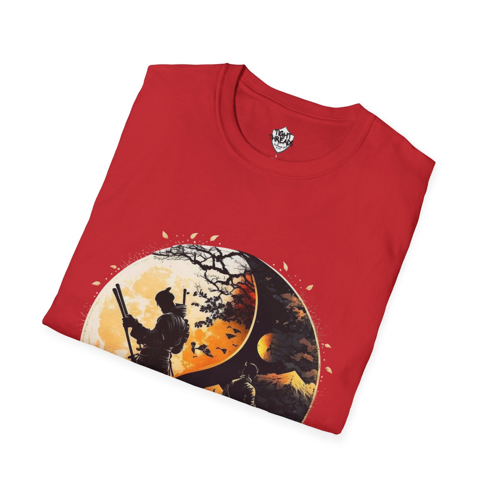 Sunset Warrior Unisex T-Shirt, Softstyle Tee, Graphic Tee, Casual Wear, Gift for Him/Her, Summer Fashion, Festival Top