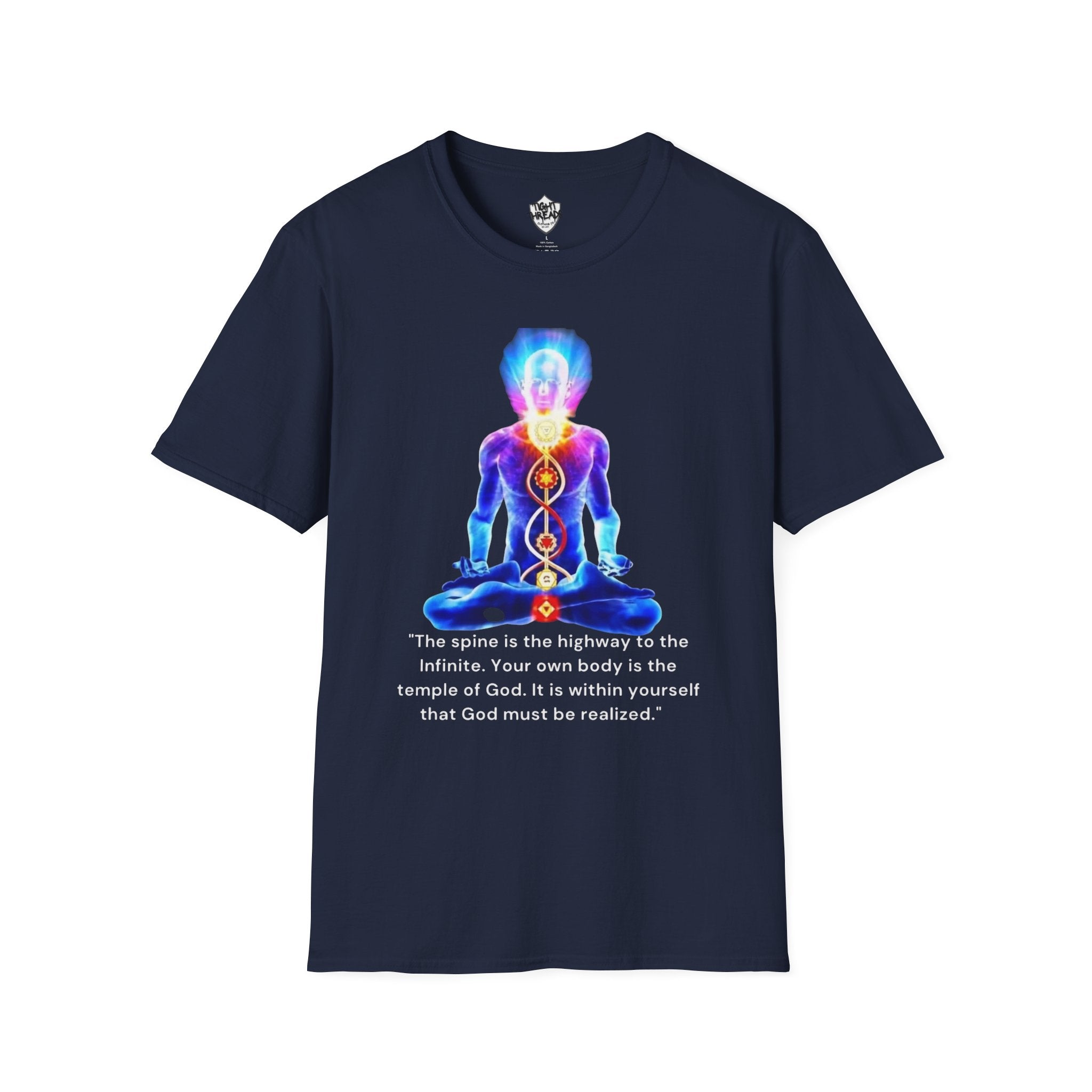 Meditation Inspired Unisex T-Shirt, Spiritual Apparel, Mindfulness Gift, Yoga Wear, Chakra Healing Top