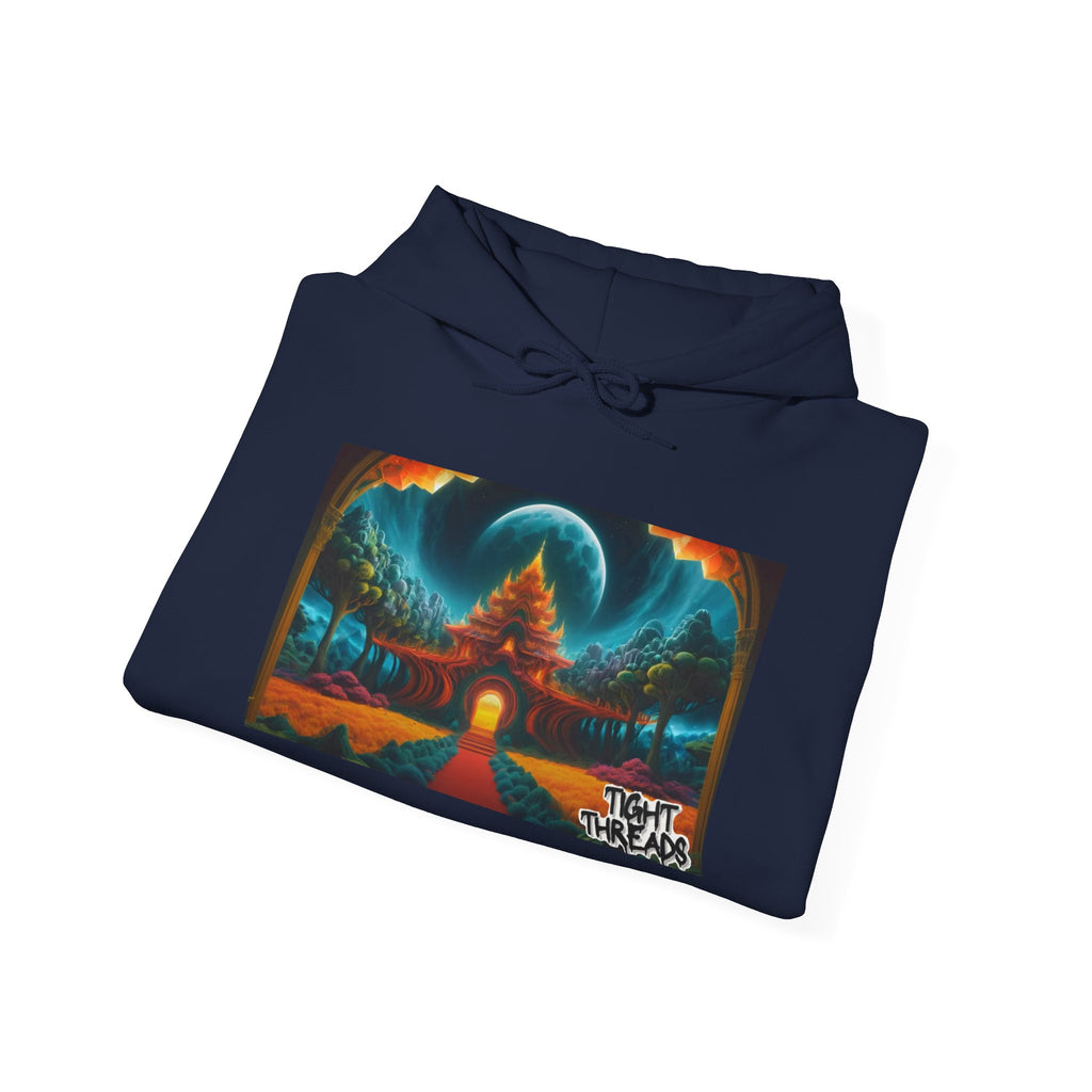 Vibrant Spiritual Art Hoodie, Cozy Sweatshirt for Meditation Lovers, Unisex Gift for Celebrations, Ideal for Chill Days, Unique Artwork