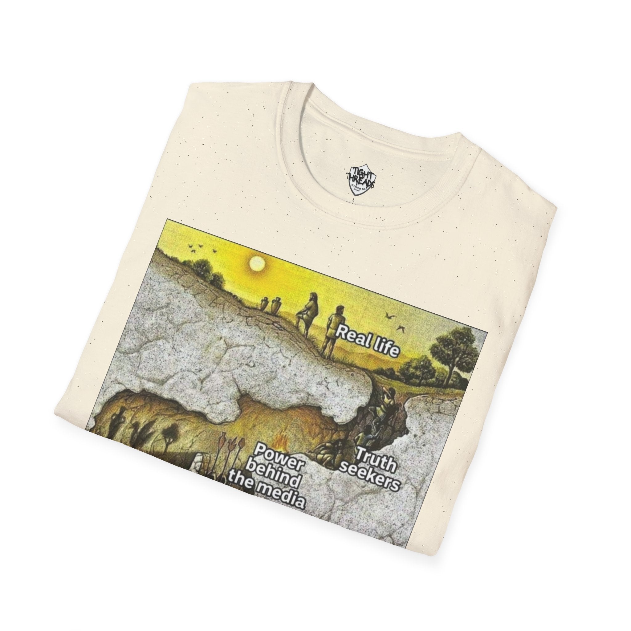 Plato's Cave T-Shirt - Comfortable, Motivational Apparel for Everyday Wear, Unique Gift Idea for Friends and Family, Positive [...]