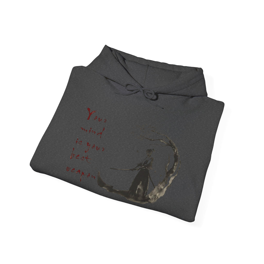 Dreamy Unisex Hoodie: 'Your Mind is Your Best Weapon', Cozy Layer for Relaxation, Perfect for Gifts, All Seasons, Adorned with Art, Unisex
