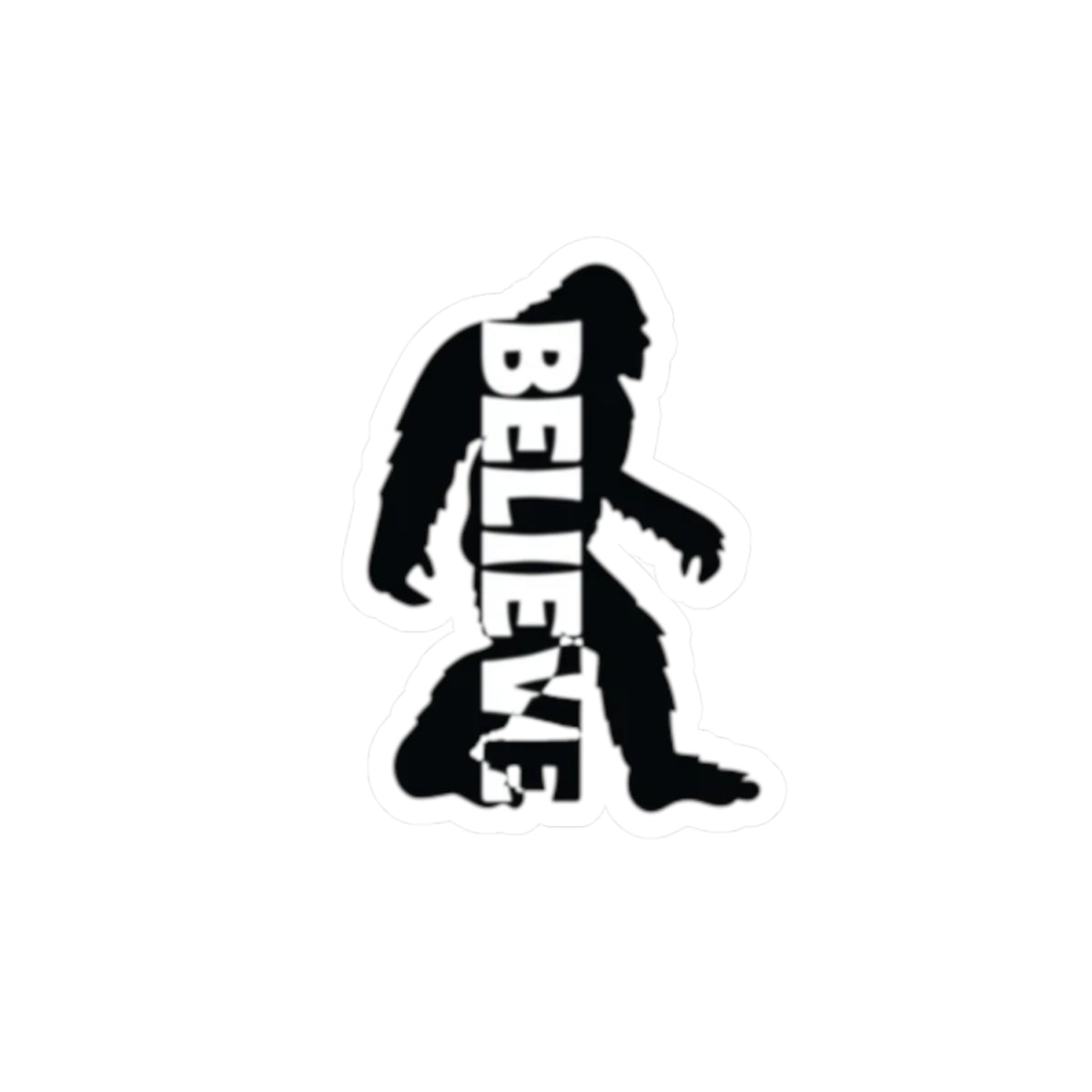 Bigfoot Believe Sticker | Kiss-Cut Sticker