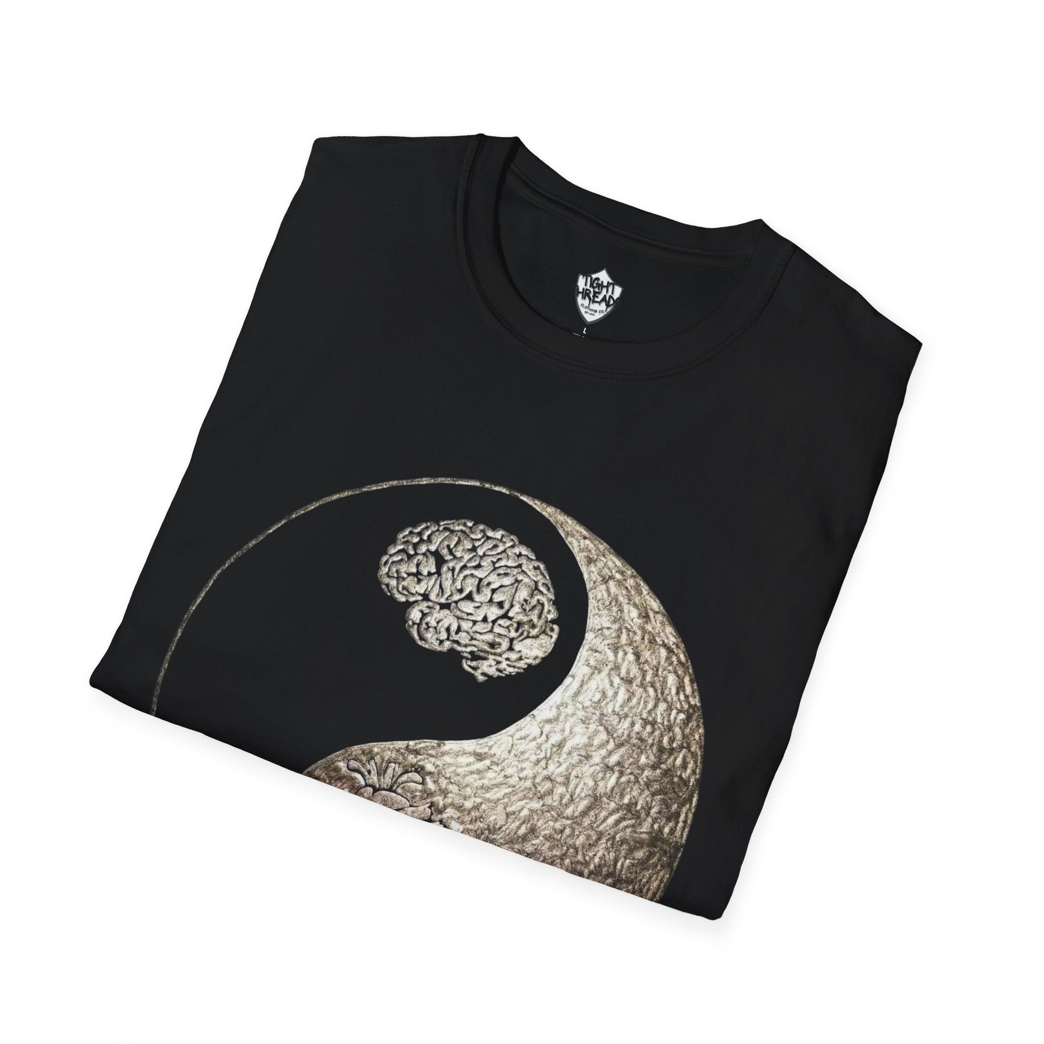 Yin Yang Mind over Matter Tee, Unisex T-Shirt for Mindfulness, Gift for Yoga Lovers, Boho Style, Casual Wear, Spiritual Design