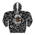 Cool Beans Bandana Background Hoodie | All-Over Print