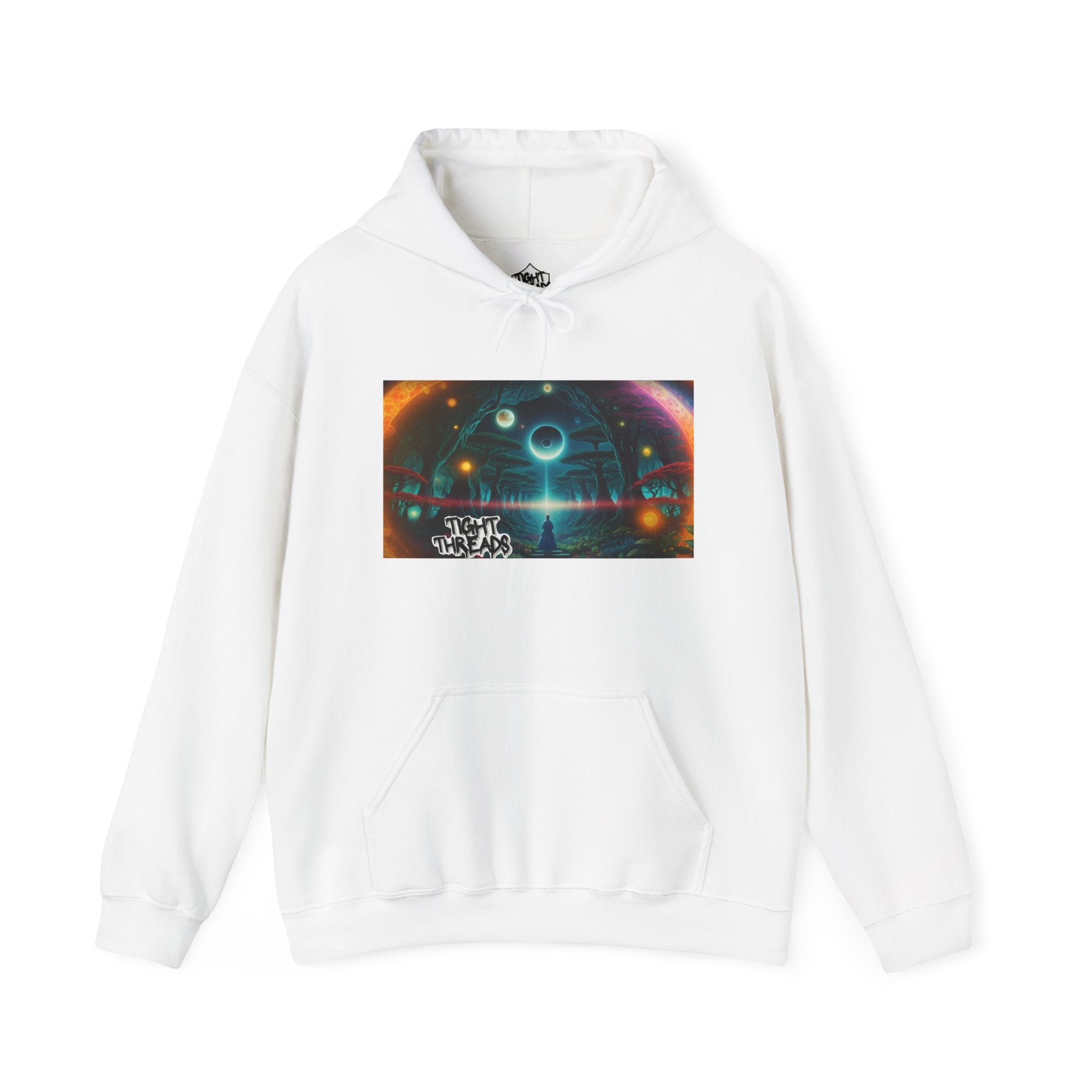 Galactic Dream Unisex Hooded Sweatshirt, Cosmic Art Hoodie, Stylish Casual Wear, Perfect for Sci-Fi Fans, Gift for Stargazers