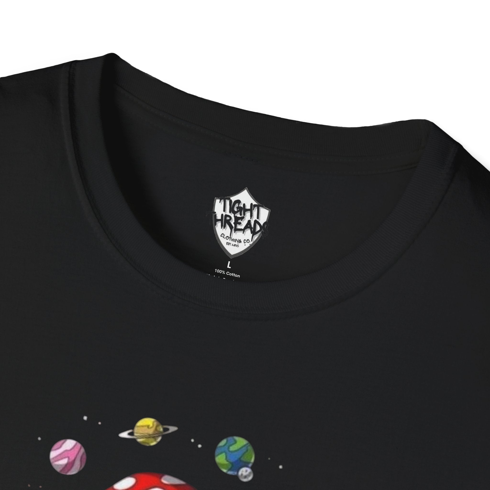 Mushroom Meditation Tee | Unisex Softstyle T-Shirt, Trendy Graphic Tee, Casual Wear, Nature Lover Gift, Relaxation Shirt, Festival Apparel