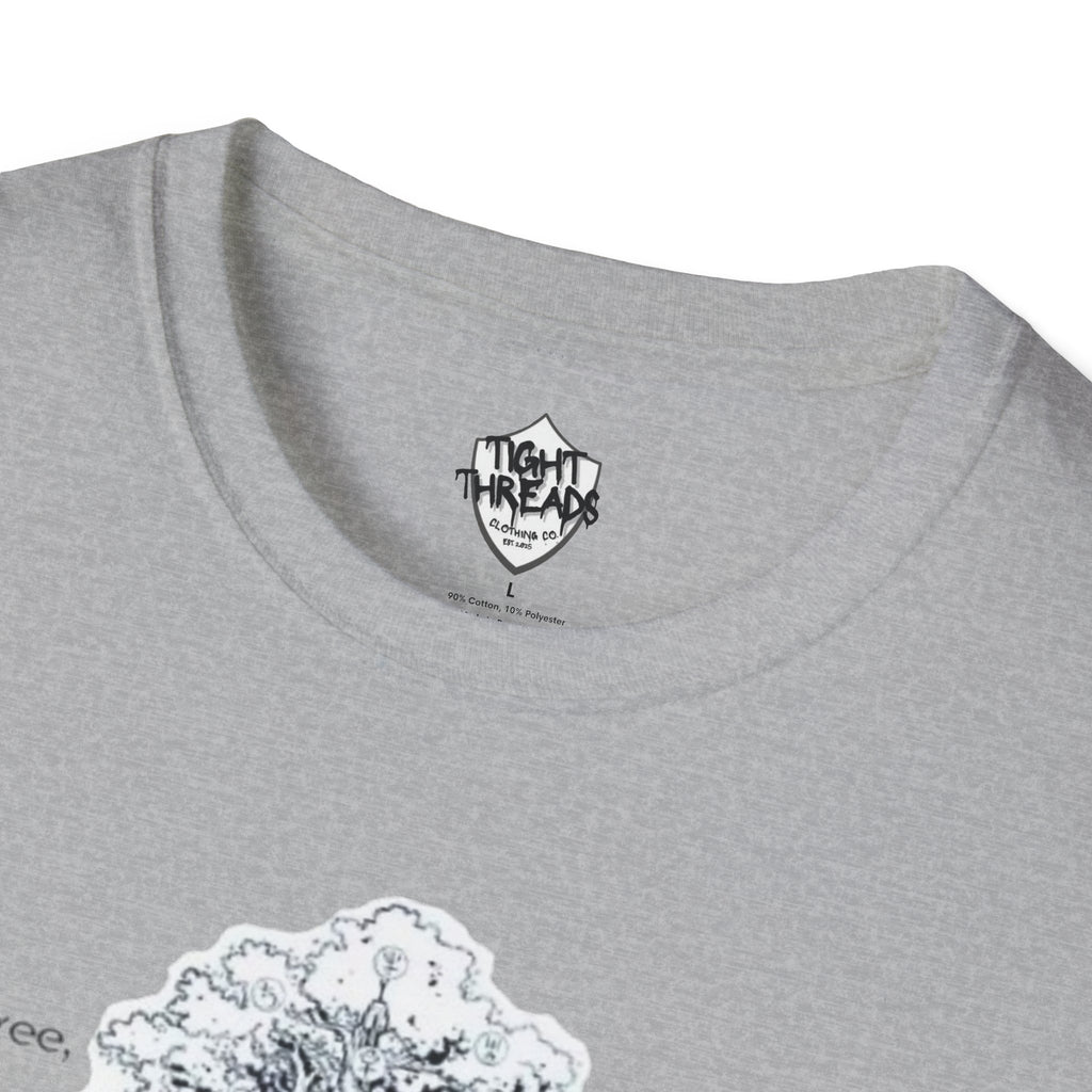 Carl Jung Quote Tees for Philosophers, Comfort Wear, Gift for Friends, Eco-Friendly Fashion, Tree Design Shirt