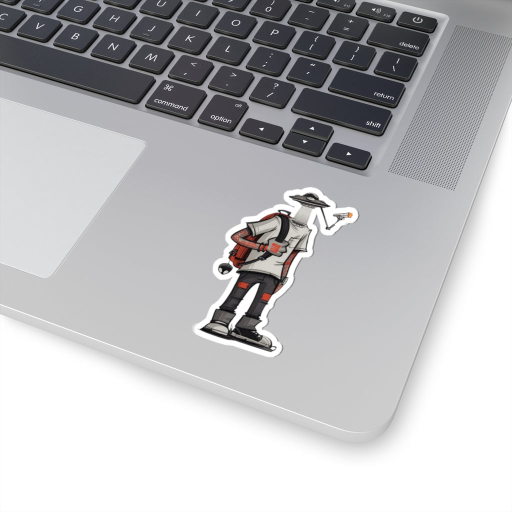 Alien Vibe Stickers, Cool Laptop Decals, Outdoor Gear, Water Bottle Decor, Quirky Gift Ideas, Fun Alien Stickers