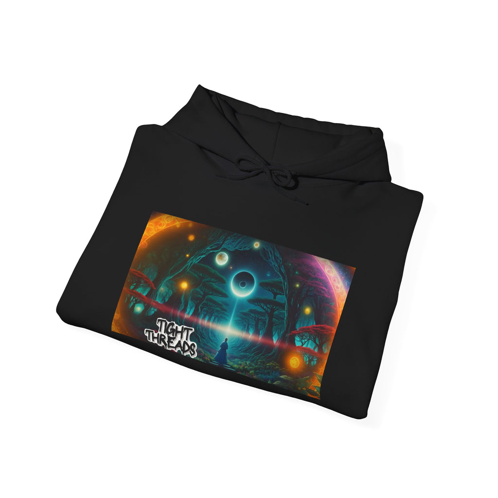 Galactic Dream Unisex Hooded Sweatshirt, Cosmic Art Hoodie, Stylish Casual Wear, Perfect for Sci-Fi Fans, Gift for Stargazers