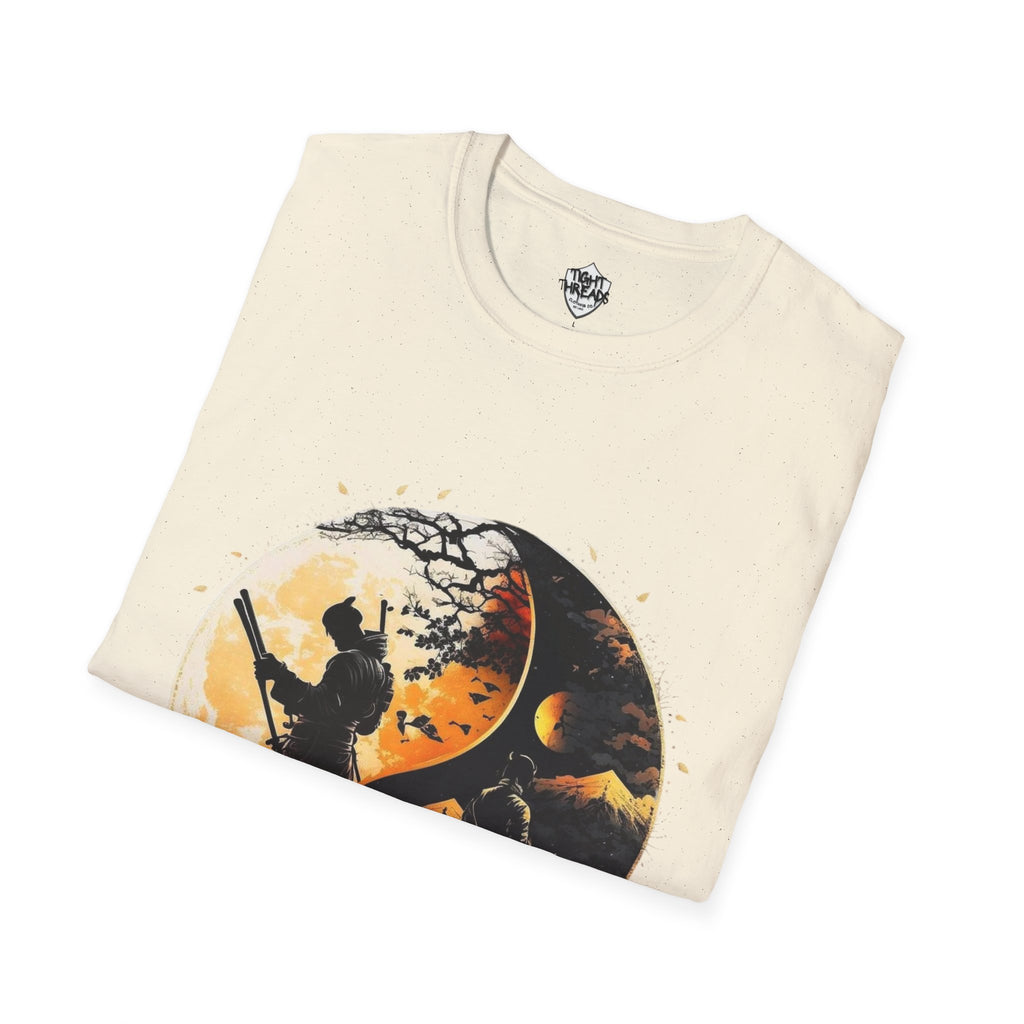 Sunset Warrior Unisex T-Shirt, Softstyle Tee, Graphic Tee, Casual Wear, Gift for Him/Her, Summer Fashion, Festival Top