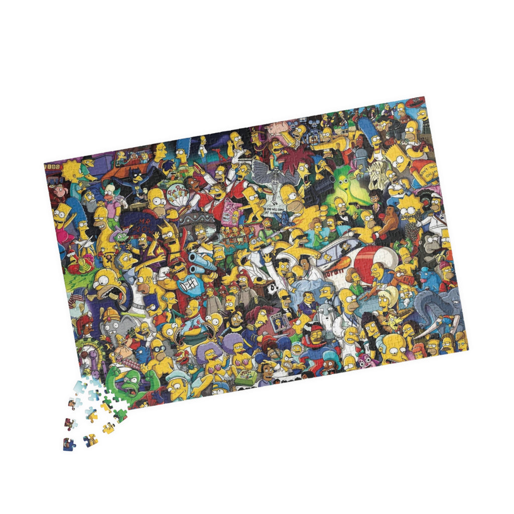 Simpsons Characters Collage Puzzle