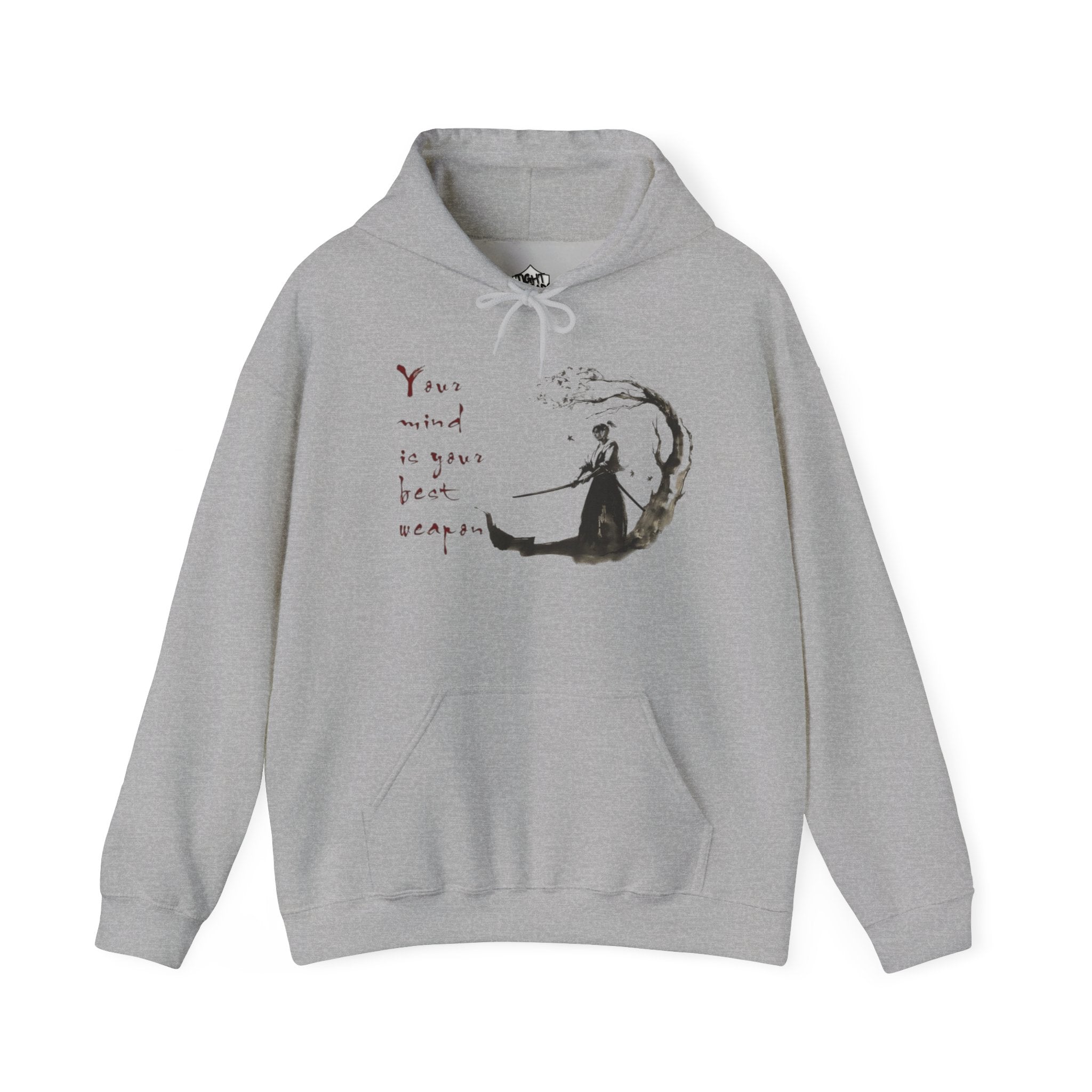 Dreamy Unisex Hoodie: 'Your Mind is Your Best Weapon', Cozy Layer for Relaxation, Perfect for Gifts, All Seasons, Adorned with Art, Unisex