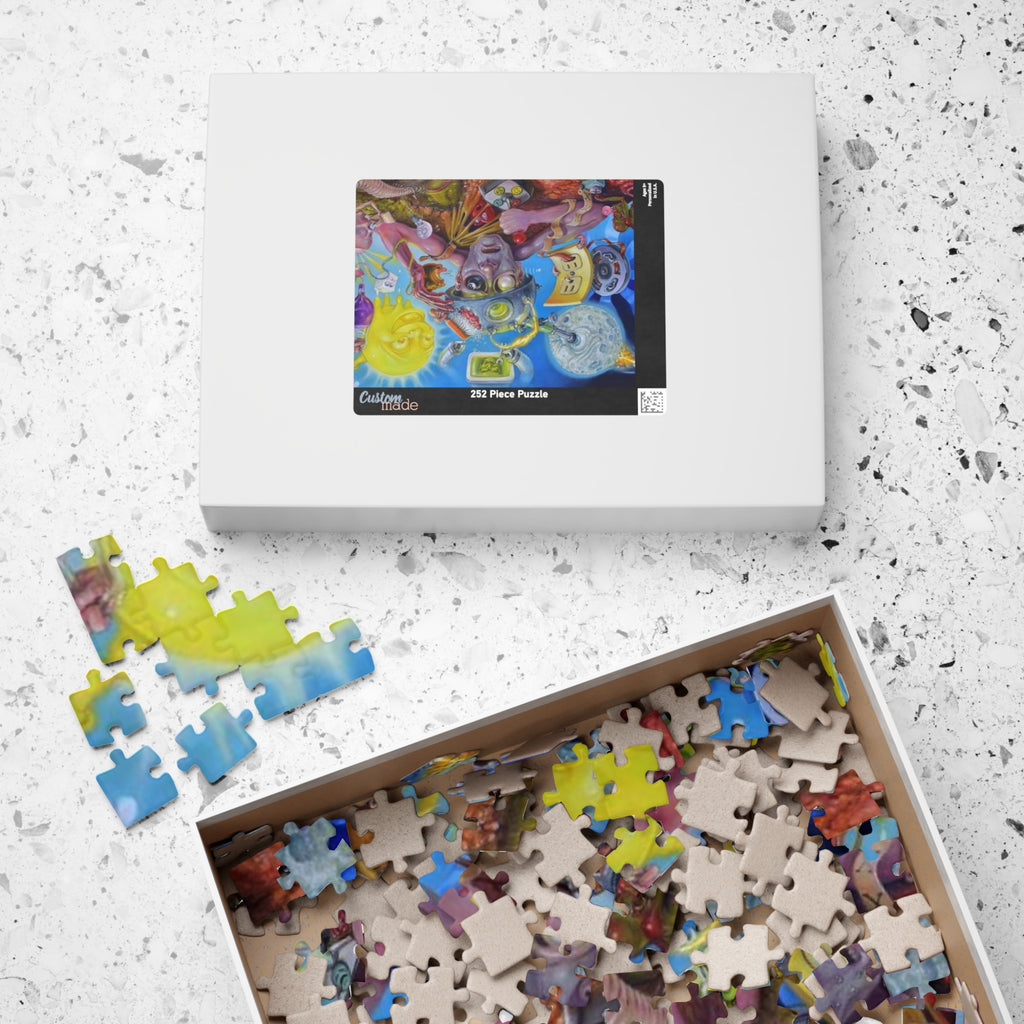 Surreal Cosmic Collage Puzzle 520-piece