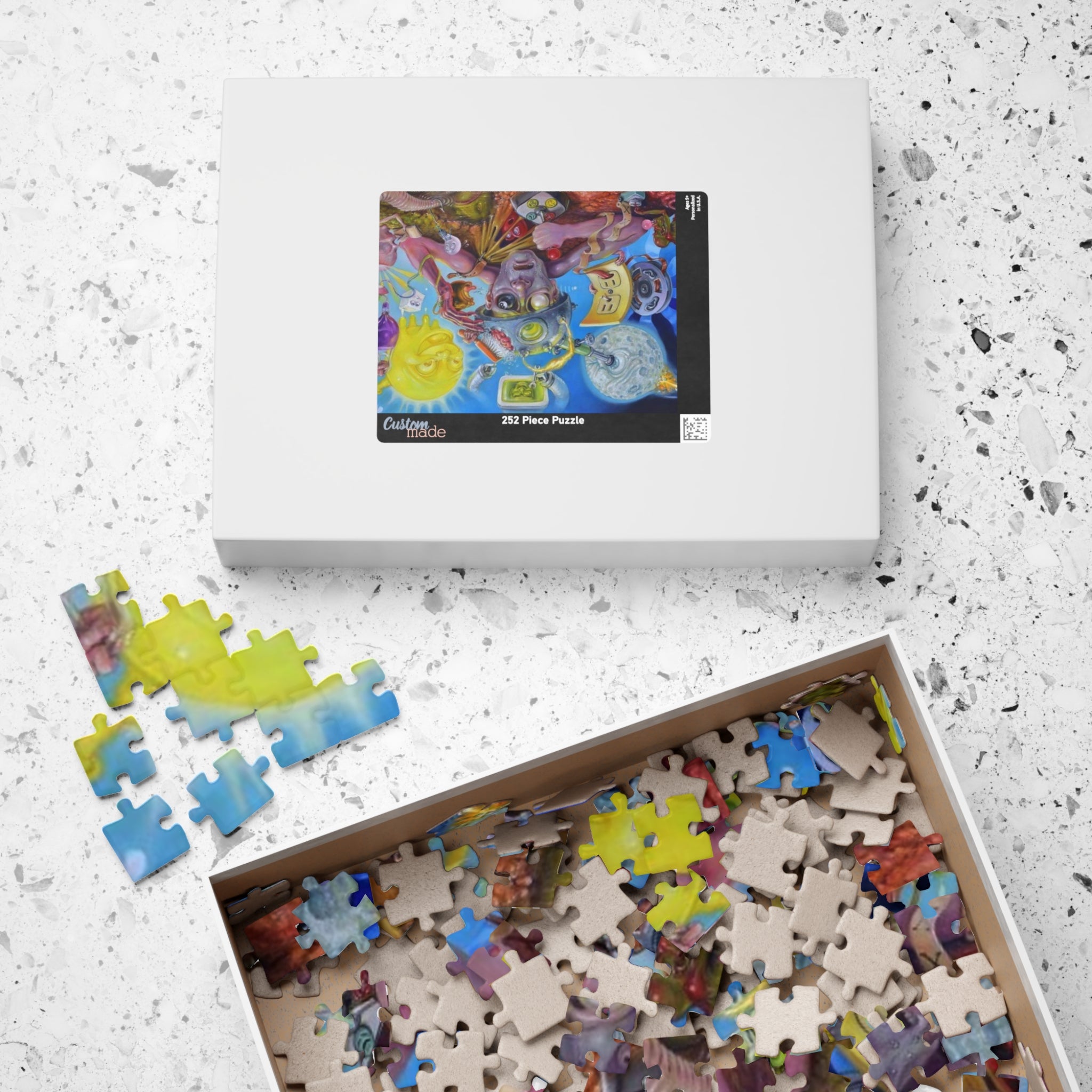 Surreal Cosmic Collage Puzzle 520-piece