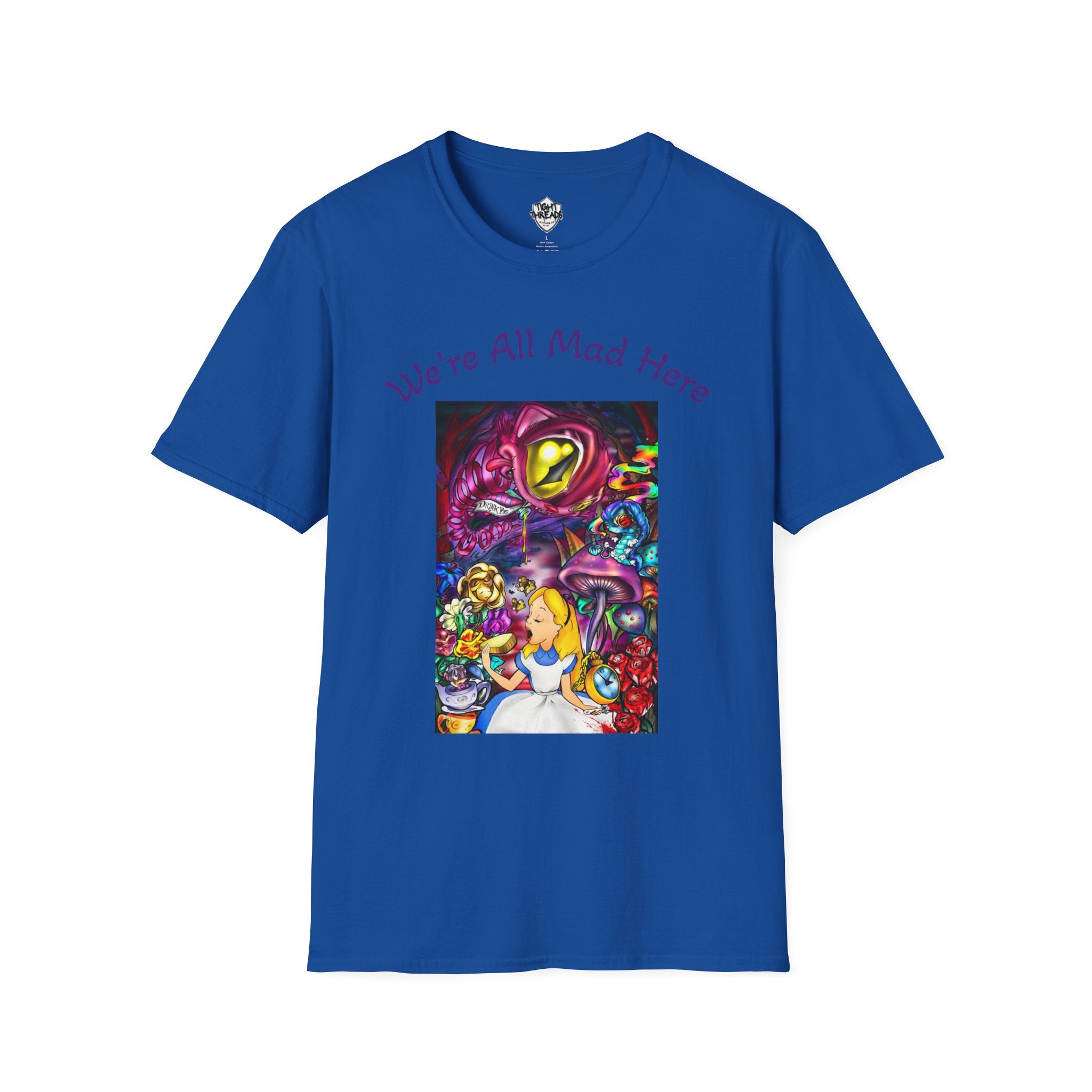 Alice in Wonderland T-Shirt, Funny Tee, Gifts for Book Lovers, Quirky Apparel
