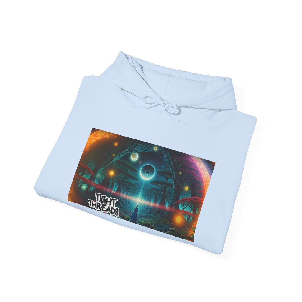 Galactic Dream Unisex Hooded Sweatshirt, Cosmic Art Hoodie, Stylish Casual Wear, Perfect for Sci-Fi Fans, Gift for Stargazers