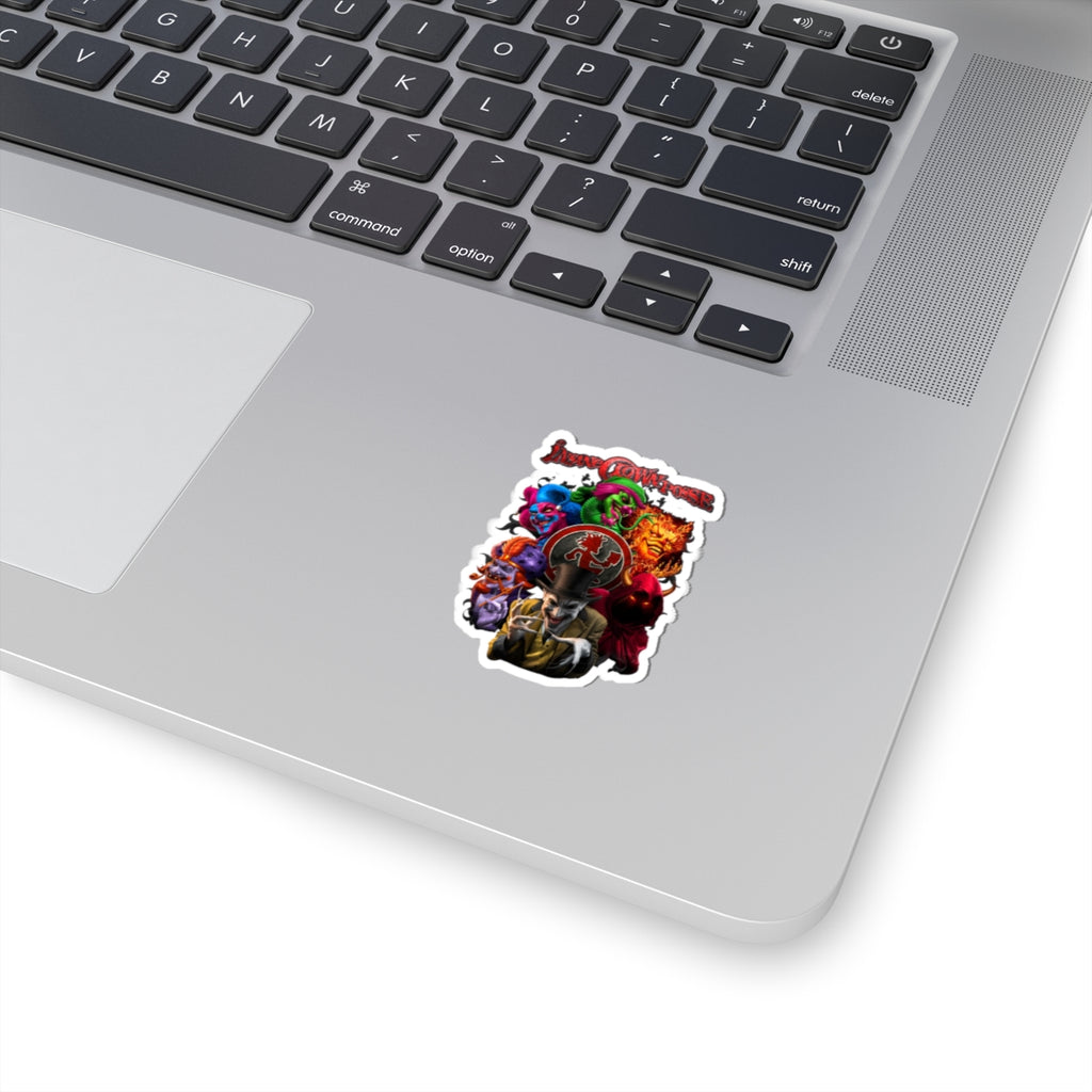 6 Joker card Kiss-Cut Sticker | Juggalo Insane Clown Posse Design