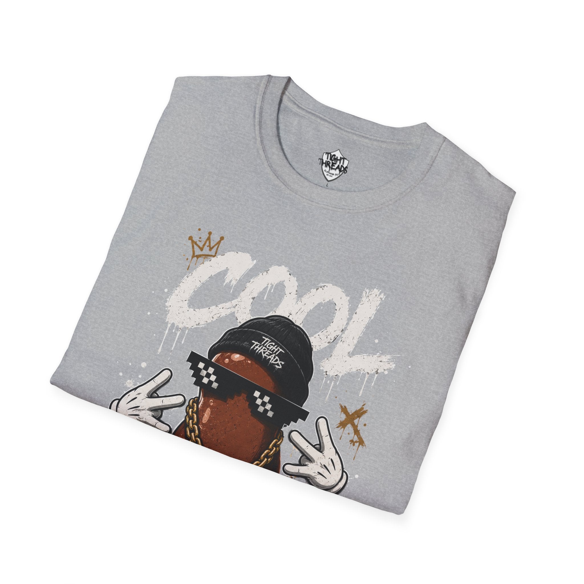 Cool Beans Graphic T-Shirt — Hipster Bean Cartoon Tee
