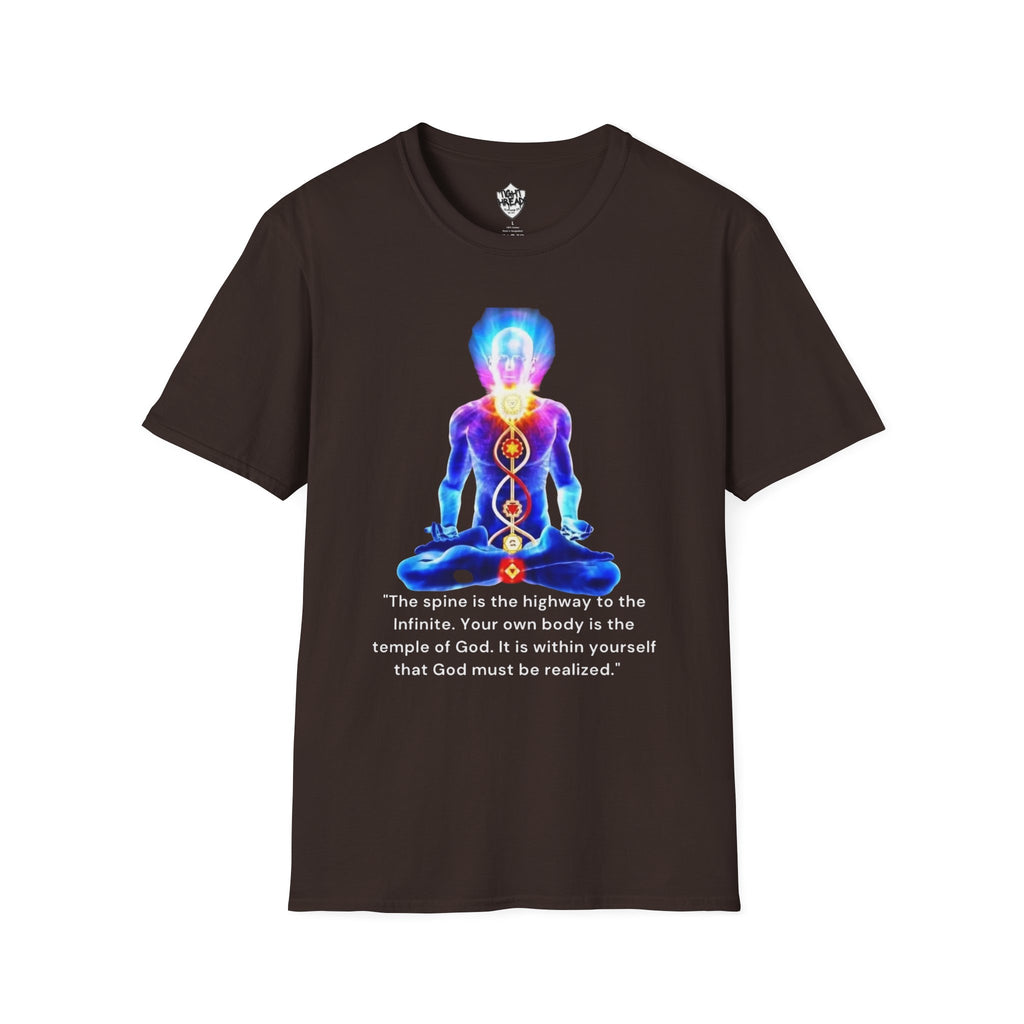 Meditation Inspired Unisex T-Shirt, Spiritual Apparel, Mindfulness Gift, Yoga Wear, Chakra Healing Top